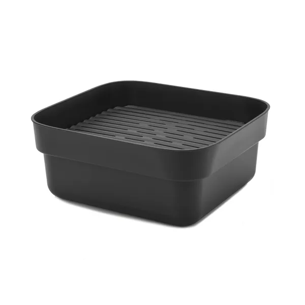 Sinkside diskbalja med torkbricka 34x37 cm