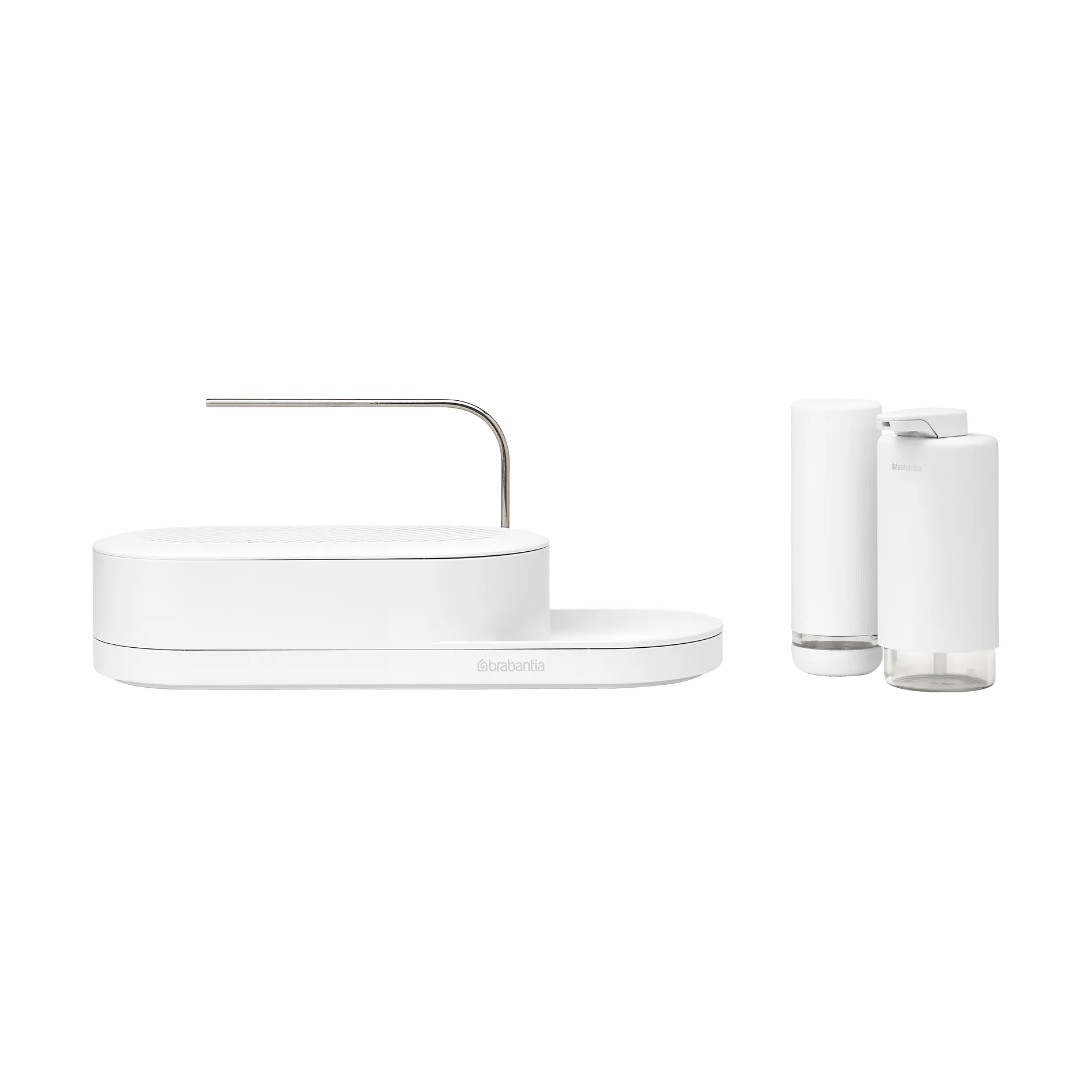 Brabantia SinkStyle diskbänksorganiserare set 3 delar Mineral Fresh White