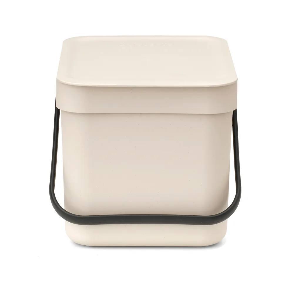Brabantia Sort & Go affaldsspand 6 liter, Soft Beige