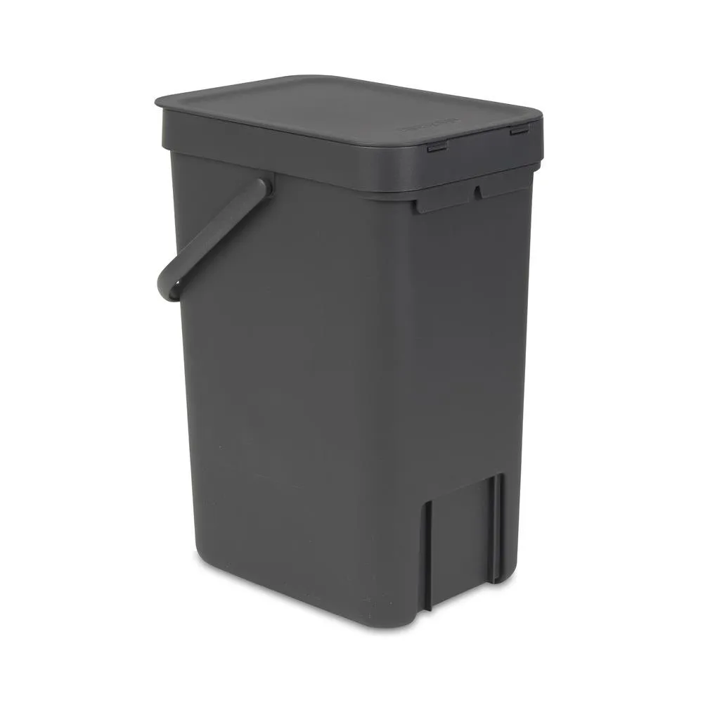 Brabantia Sort og Go avfallshink 12 liter grå