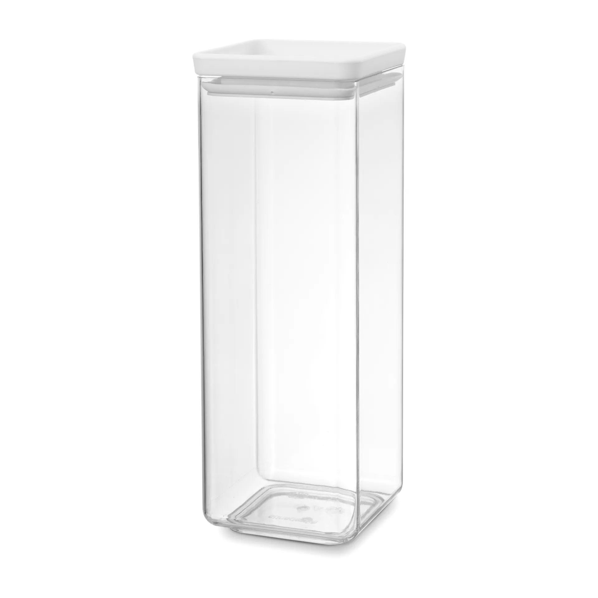 Tasty+ Stabelbar Beholder, 2,5 Liter Light Grey - Perfekt til Opbevaring af Pasta