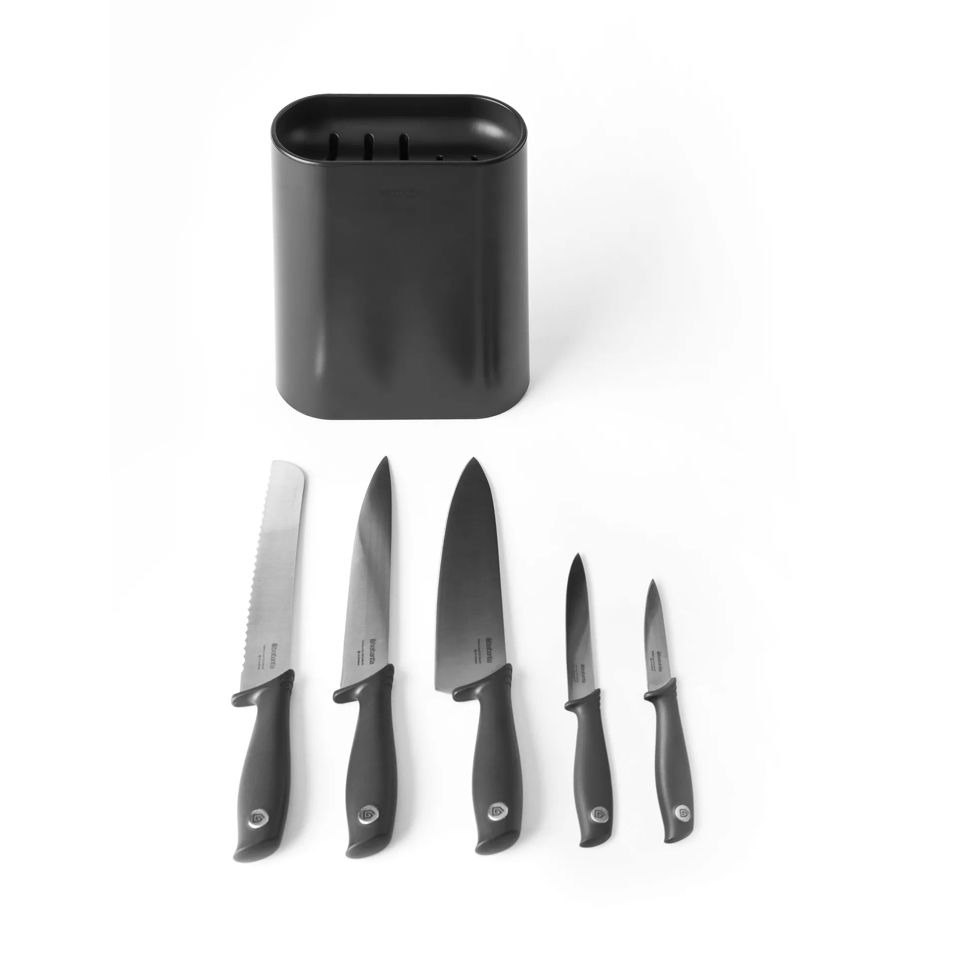 Brabantia Tasty Knivblok stående 5 knive billede