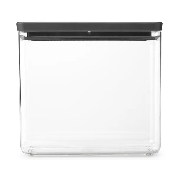 Brabantia Tasty+, Dåse, Rektangulær, 3,5 L, Grå, Transparent, Plast, 220 mm