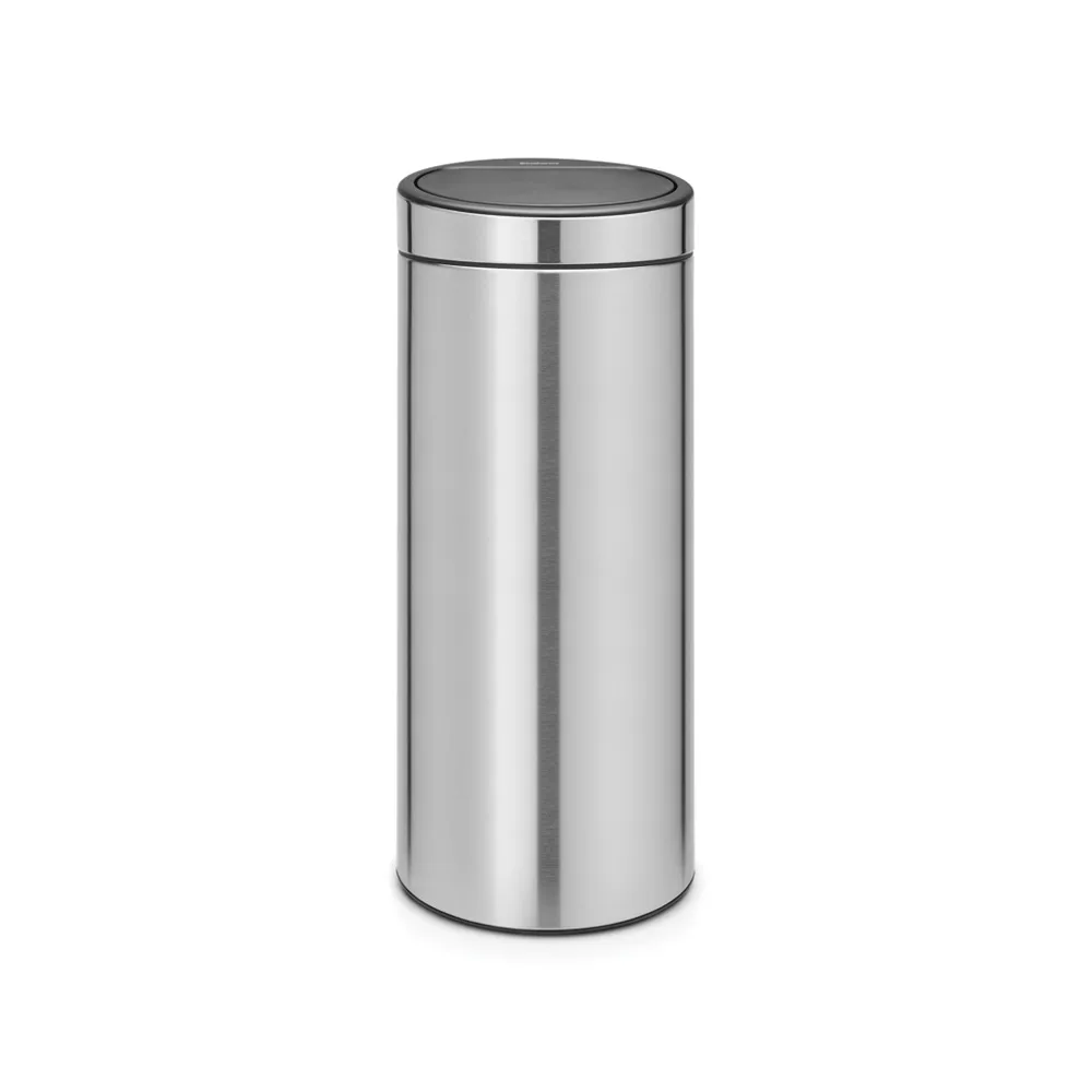 Brabantia Touch Bin NEW plastindsats 30 L Matbørstet stål billede