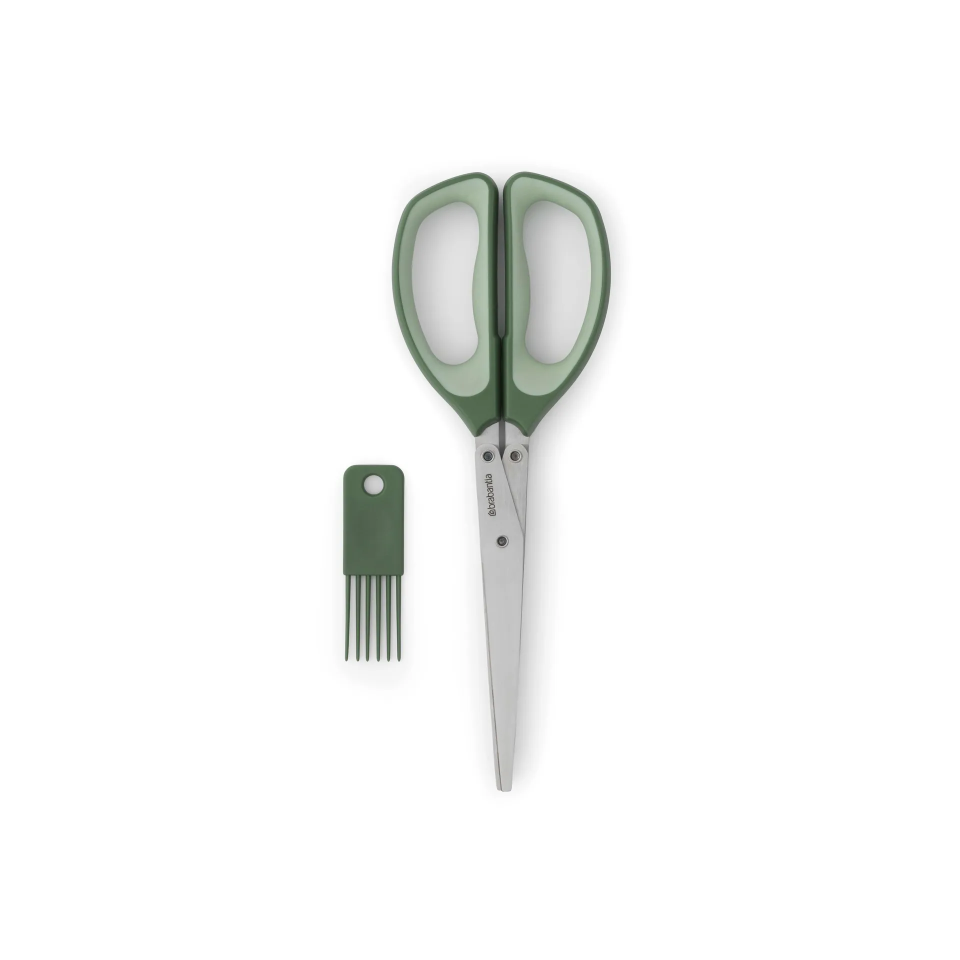 Brabantia Purløgssaks med Rengøringskam (22cm) Gran Grøn