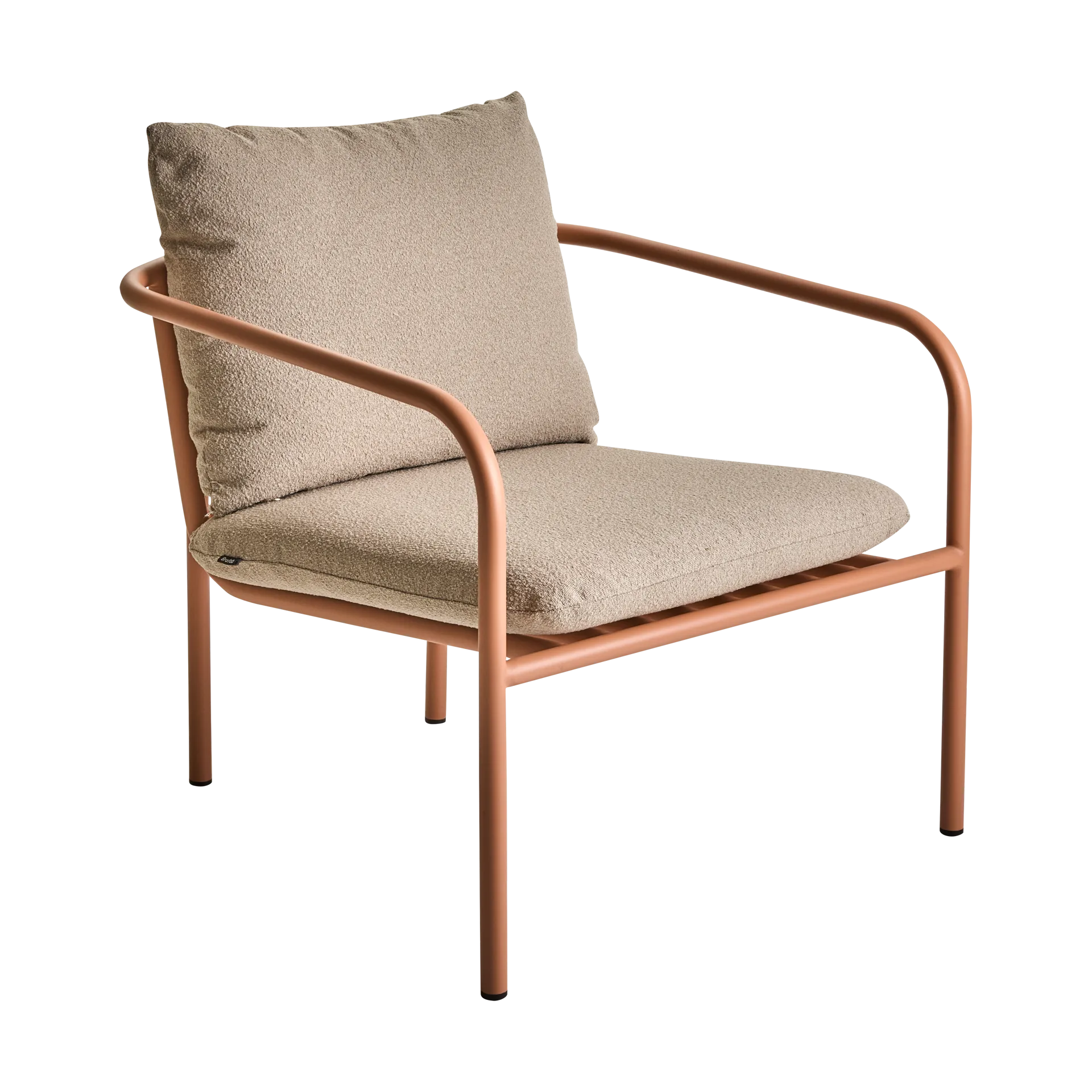 Brafab Bendt fauteuil lounge Teddy beige-peach