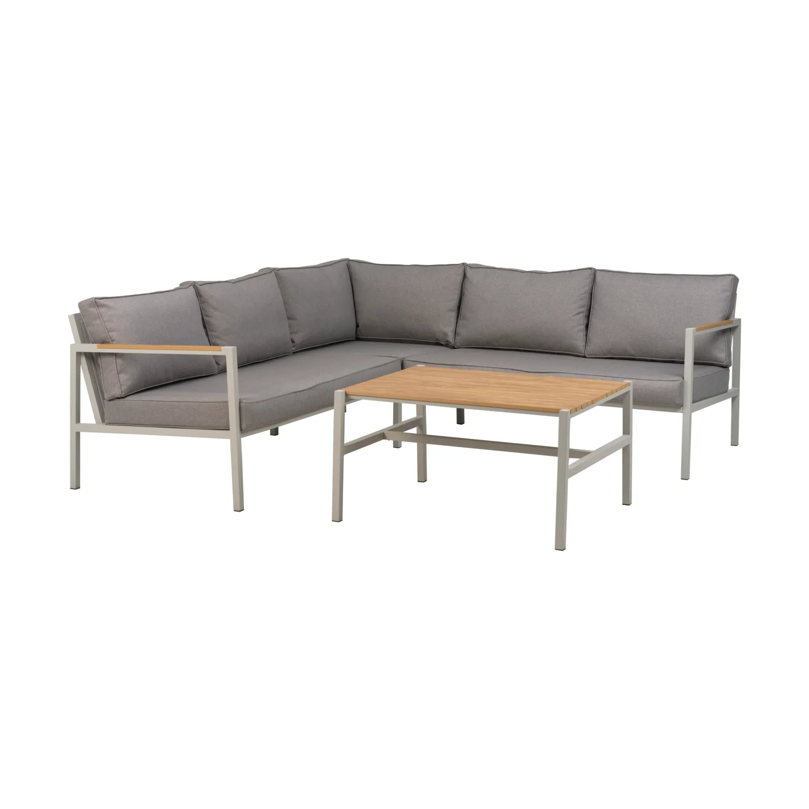Brafab Canapé Cap Light grey-gris, 5 places