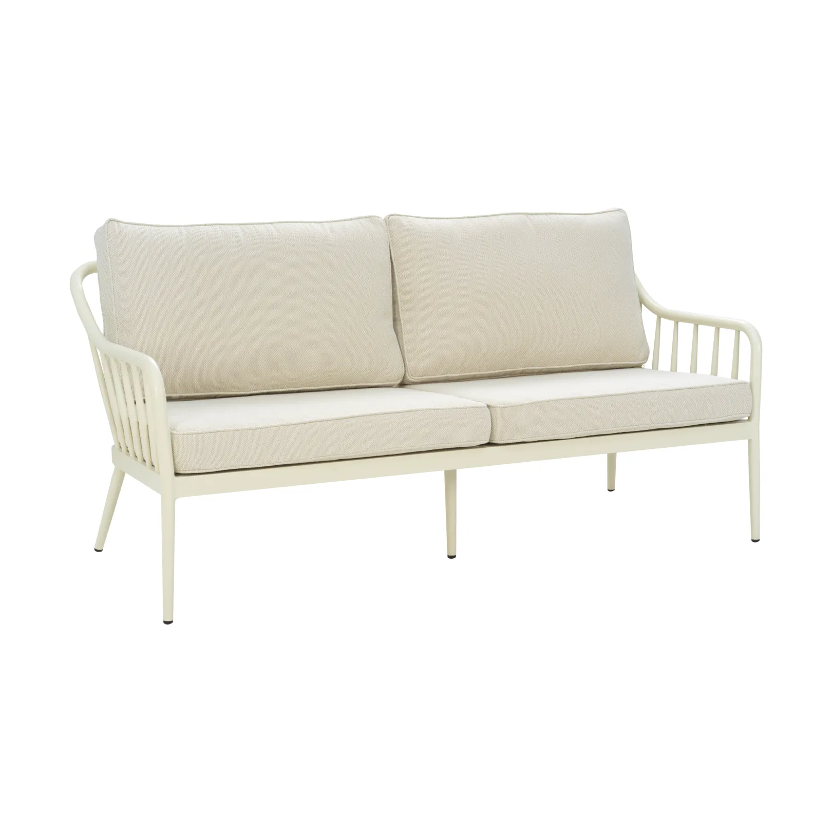 Brafab Canapé Coleville Pearl white-dot beige, 3 places