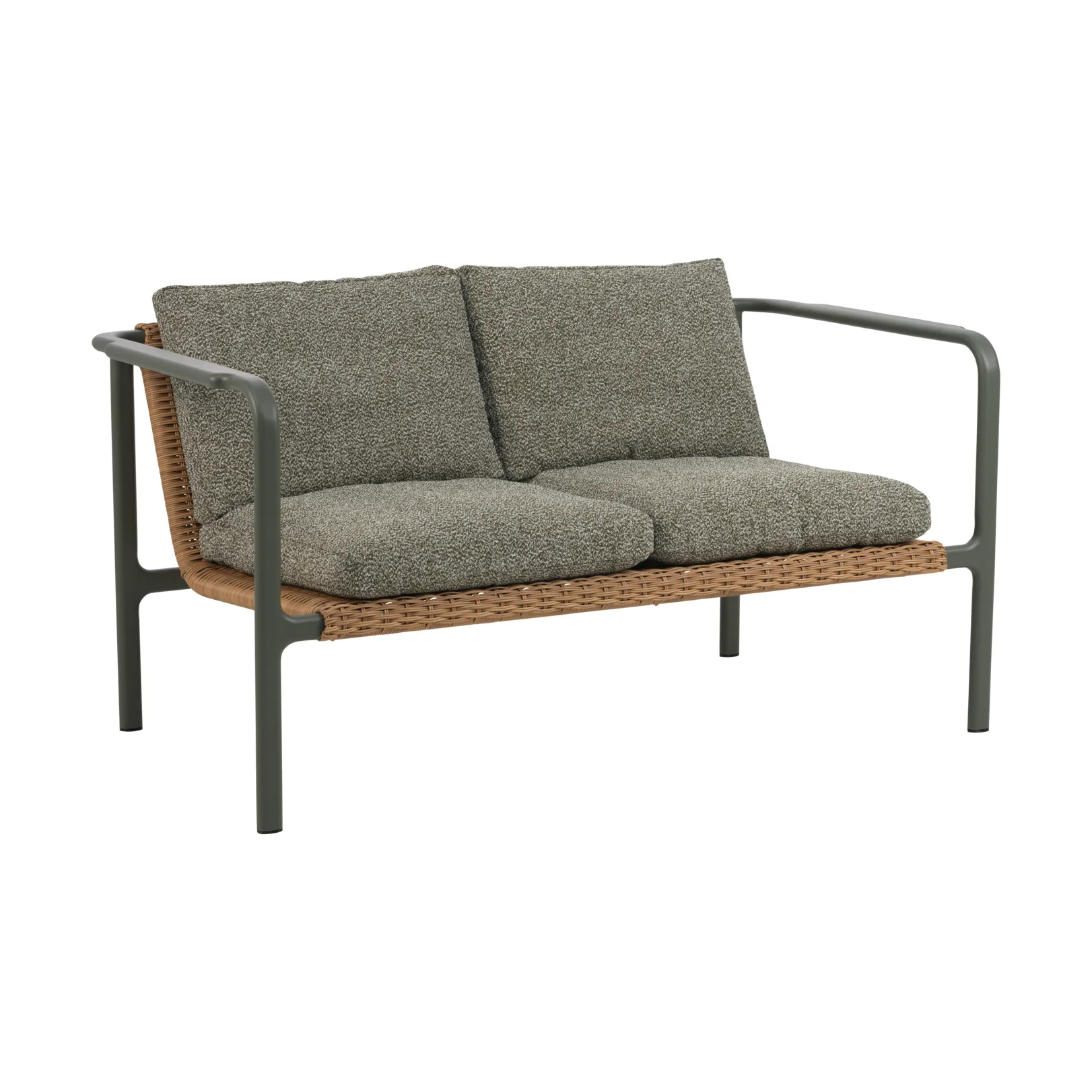 Brafab Canapé Motty Nordic green-teddy verde, 2-places