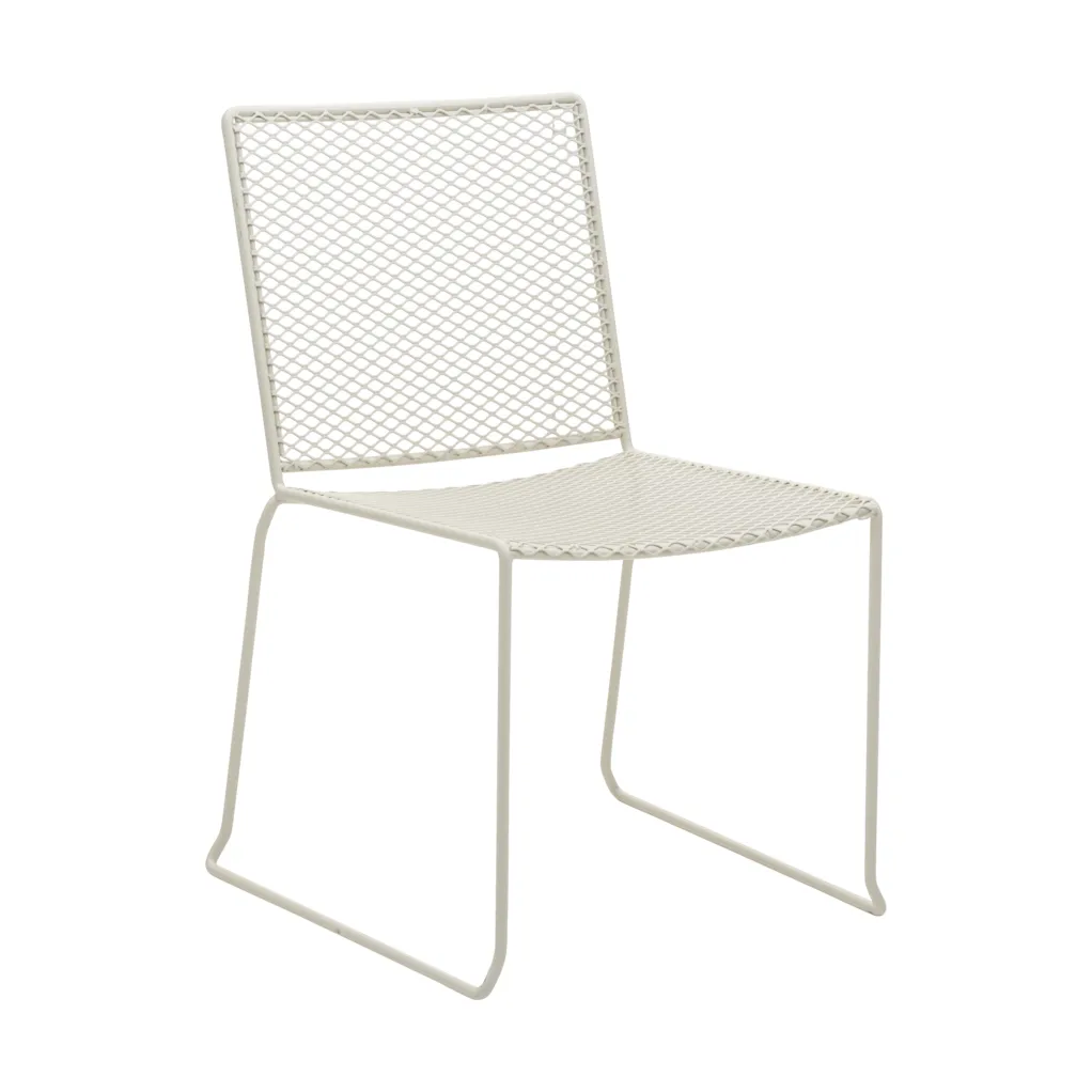 Brafab Chaise à manger Haru Pearl white