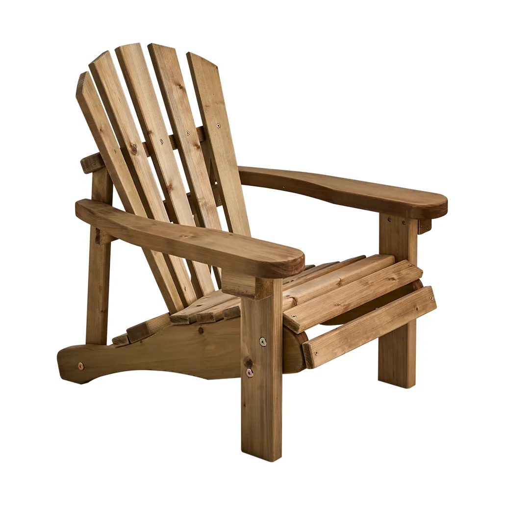 Brafab Chaise longue pour enfants Gnarp Pin huilé