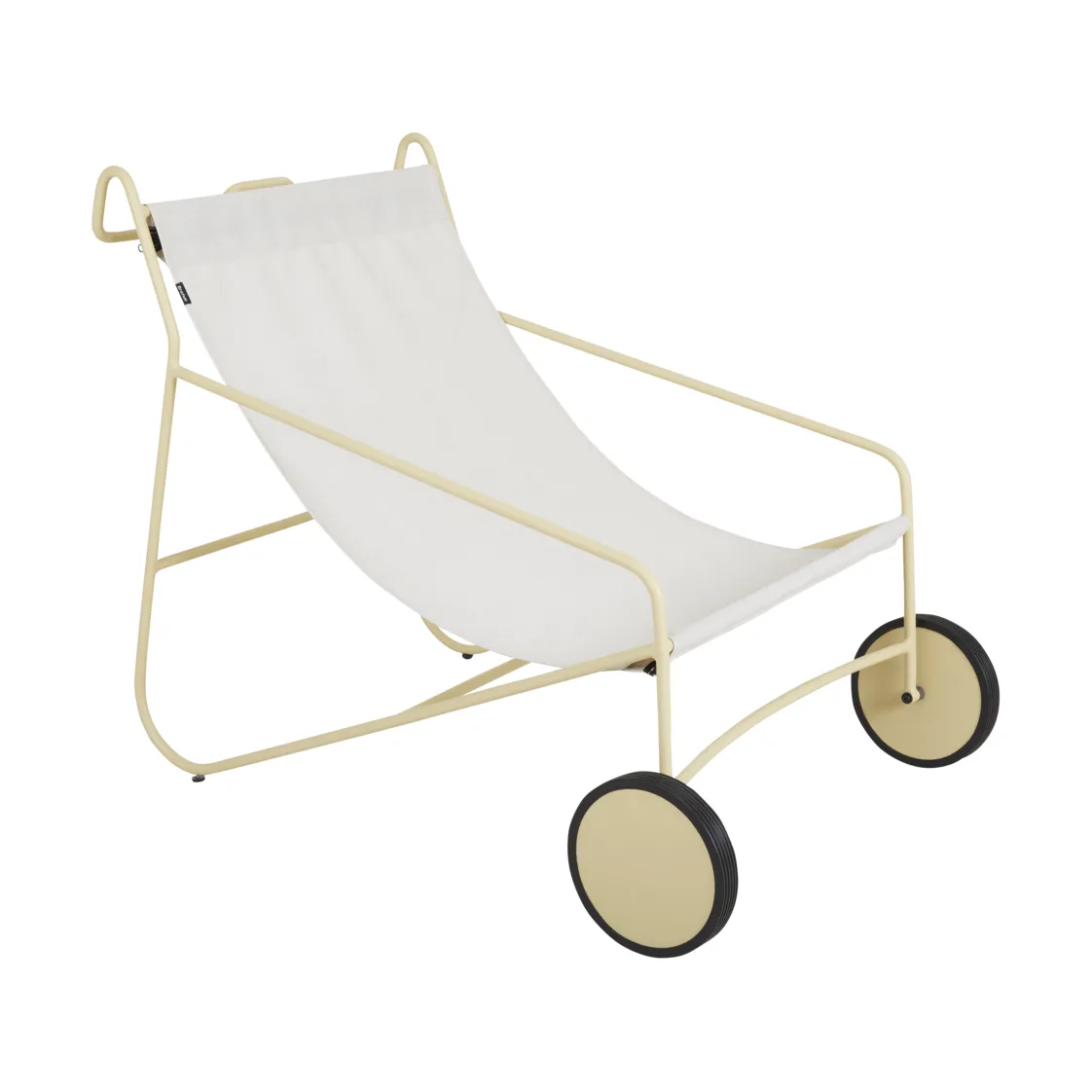 Brafab Fauteuil lounge Poul Chair Lemon-off white