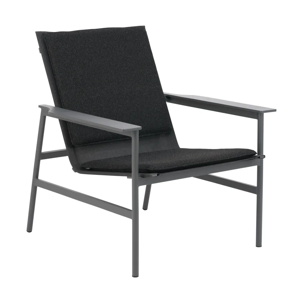 Brafab Fauteuil lounge Soro Antracite-teddy black