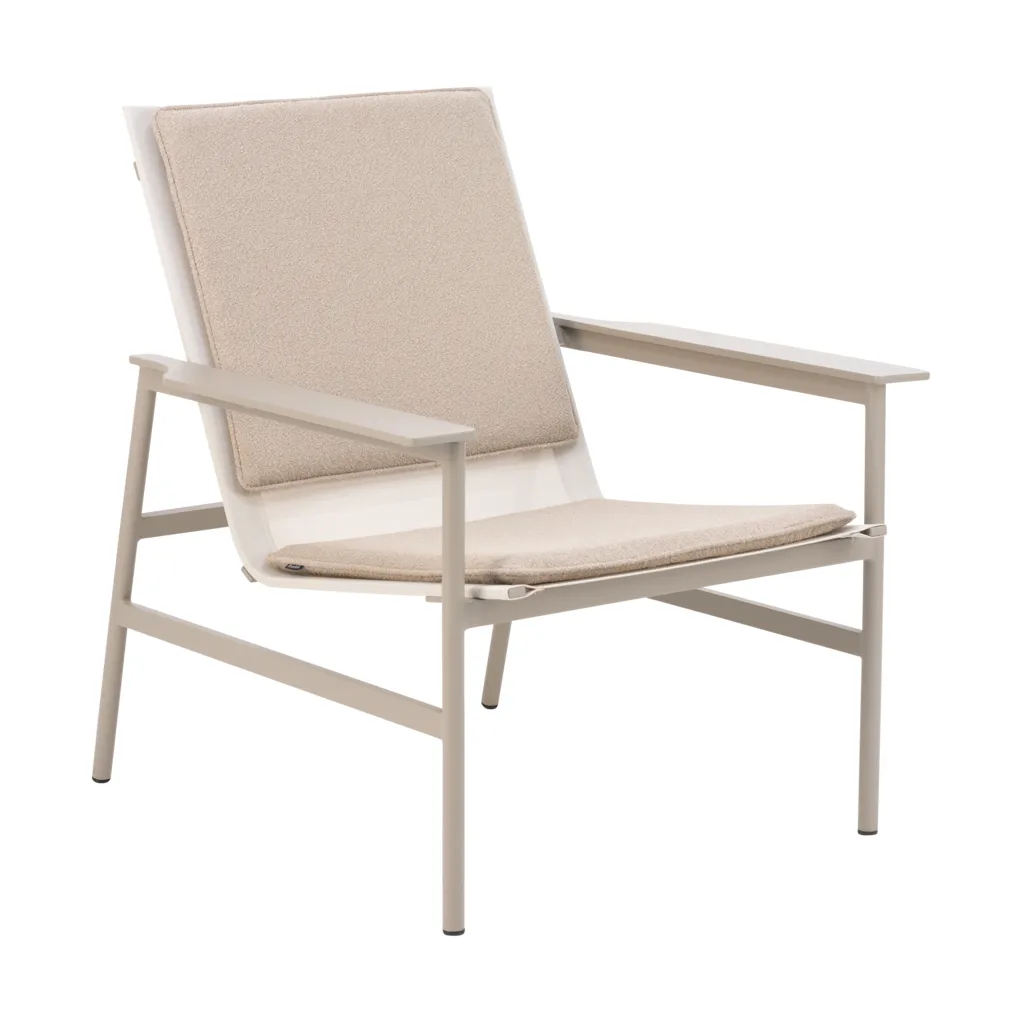 Brafab Fauteuil lounge Soro Khaki-teddy beige