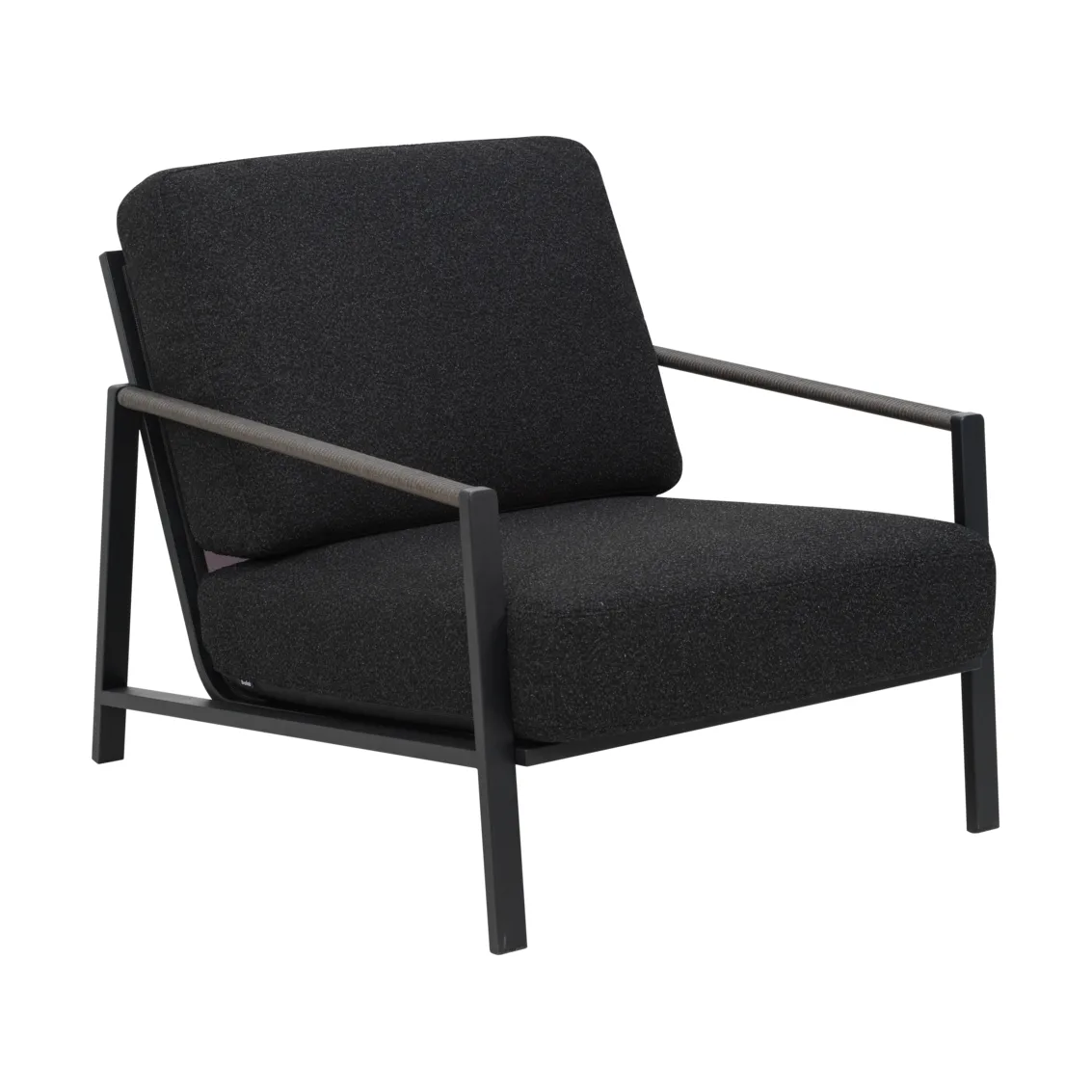 Brafab Fauteuil Lyra Noir-teddy black