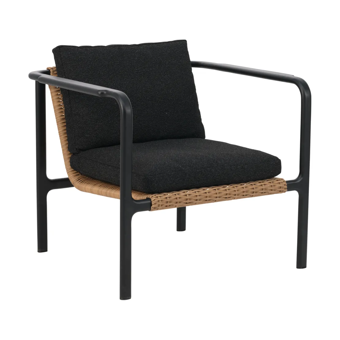 Brafab Fauteuil Motty Noir-teddy black