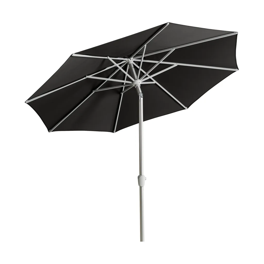 Brafab Parasol Abriola Charcoal black, Ø — vue 3