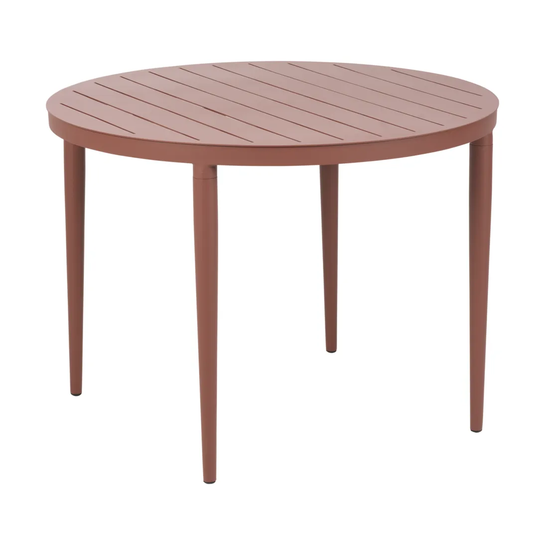 Brafab Table à manger Bigby Zin Red, Ø