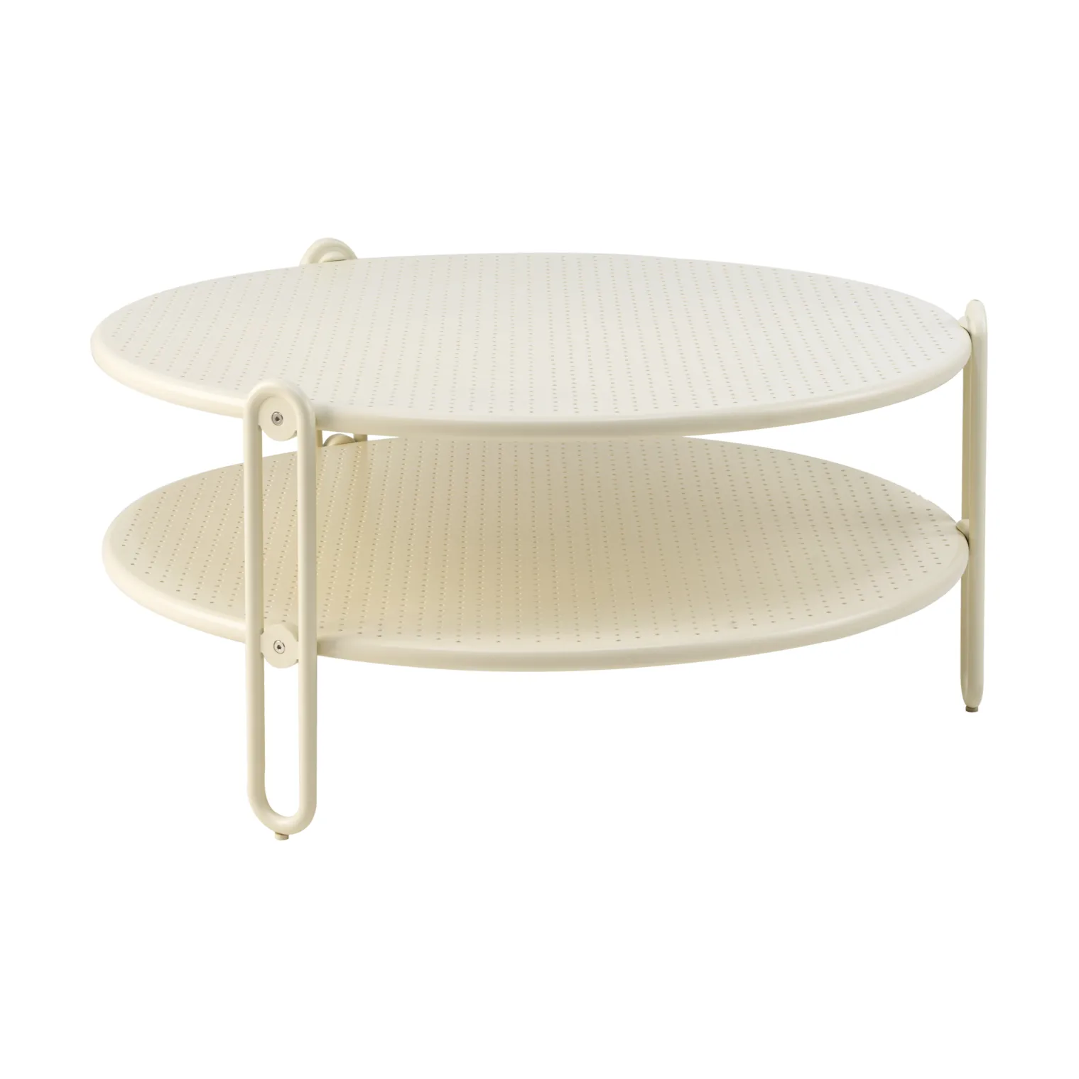 Brafab Table basse Blixt Pearl white, Ø