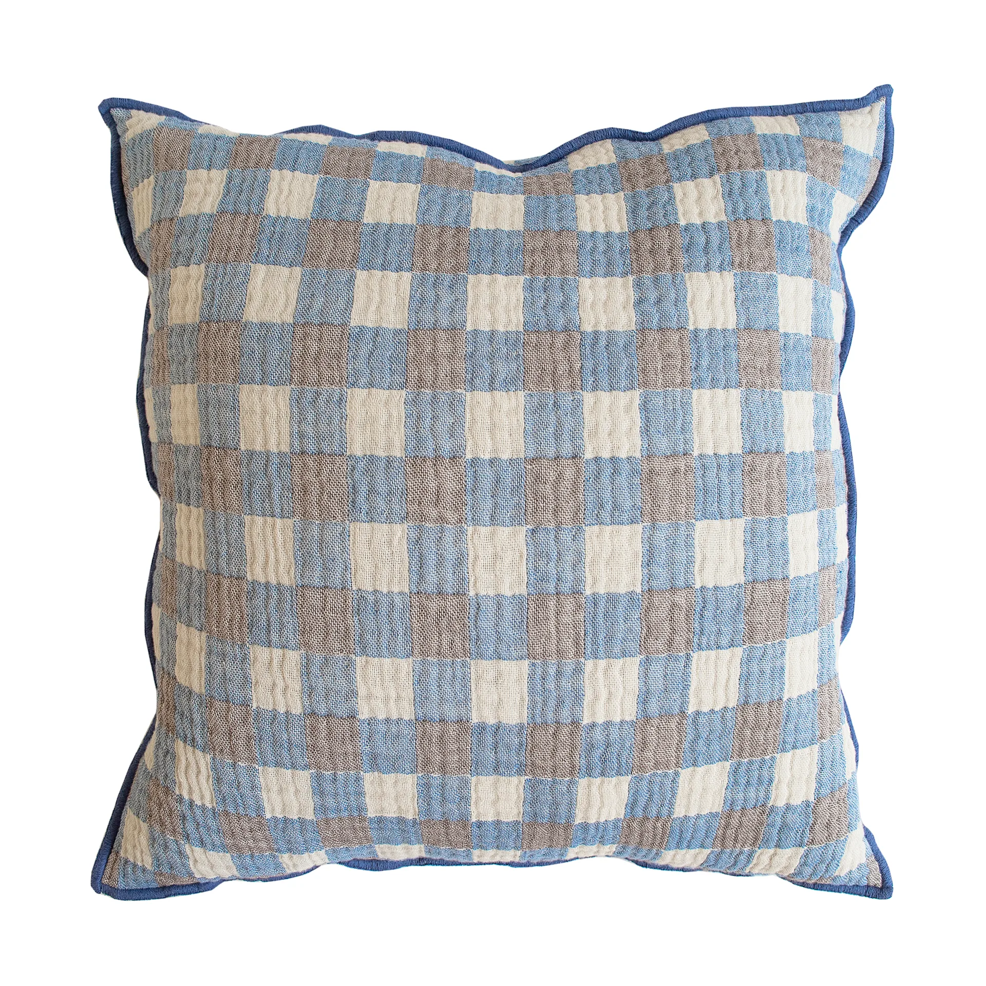 Brita Sweden Housse de coussin Pomme Blue, cm