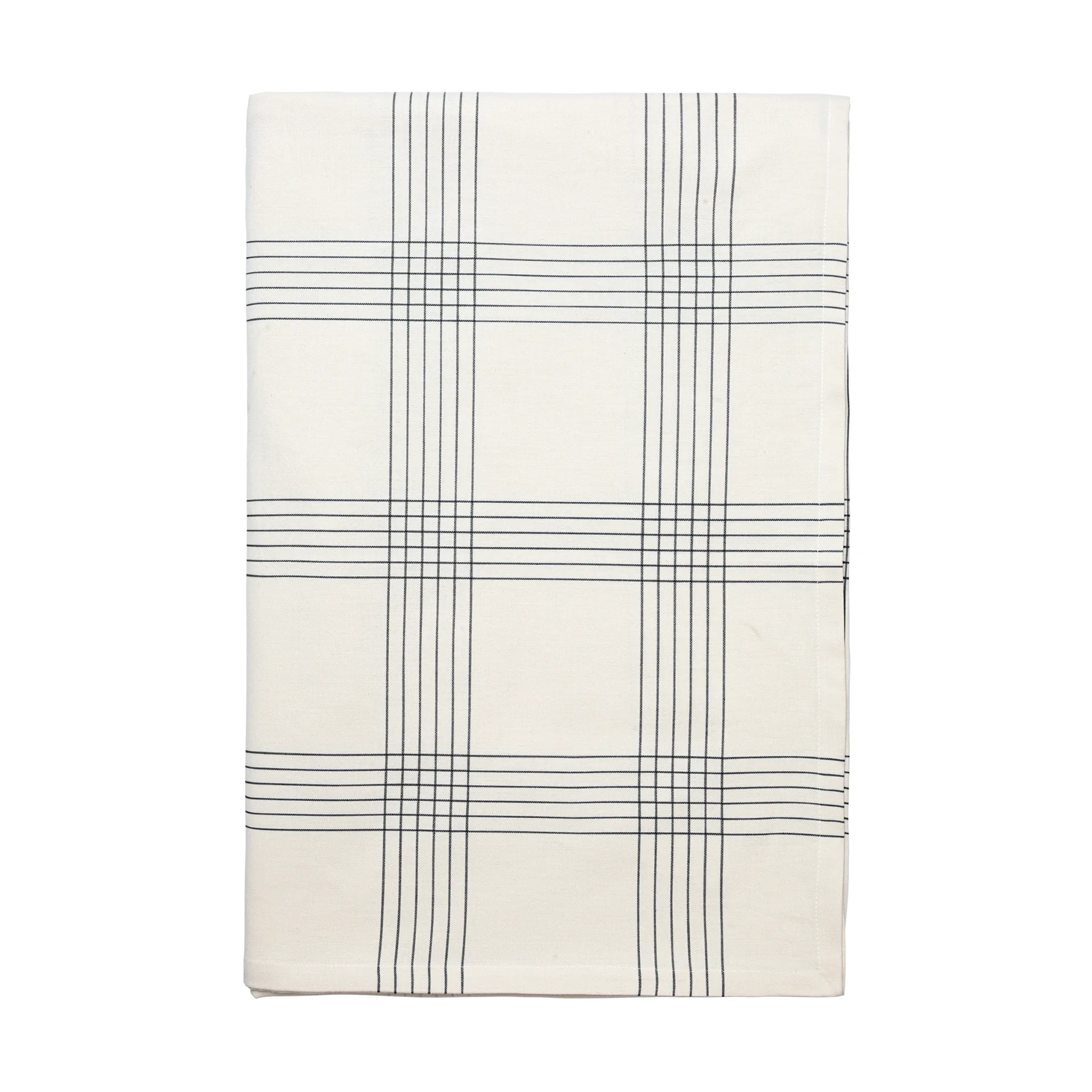 Broste Copenhagen Alice borddug 160x200 cm, Black-Natural