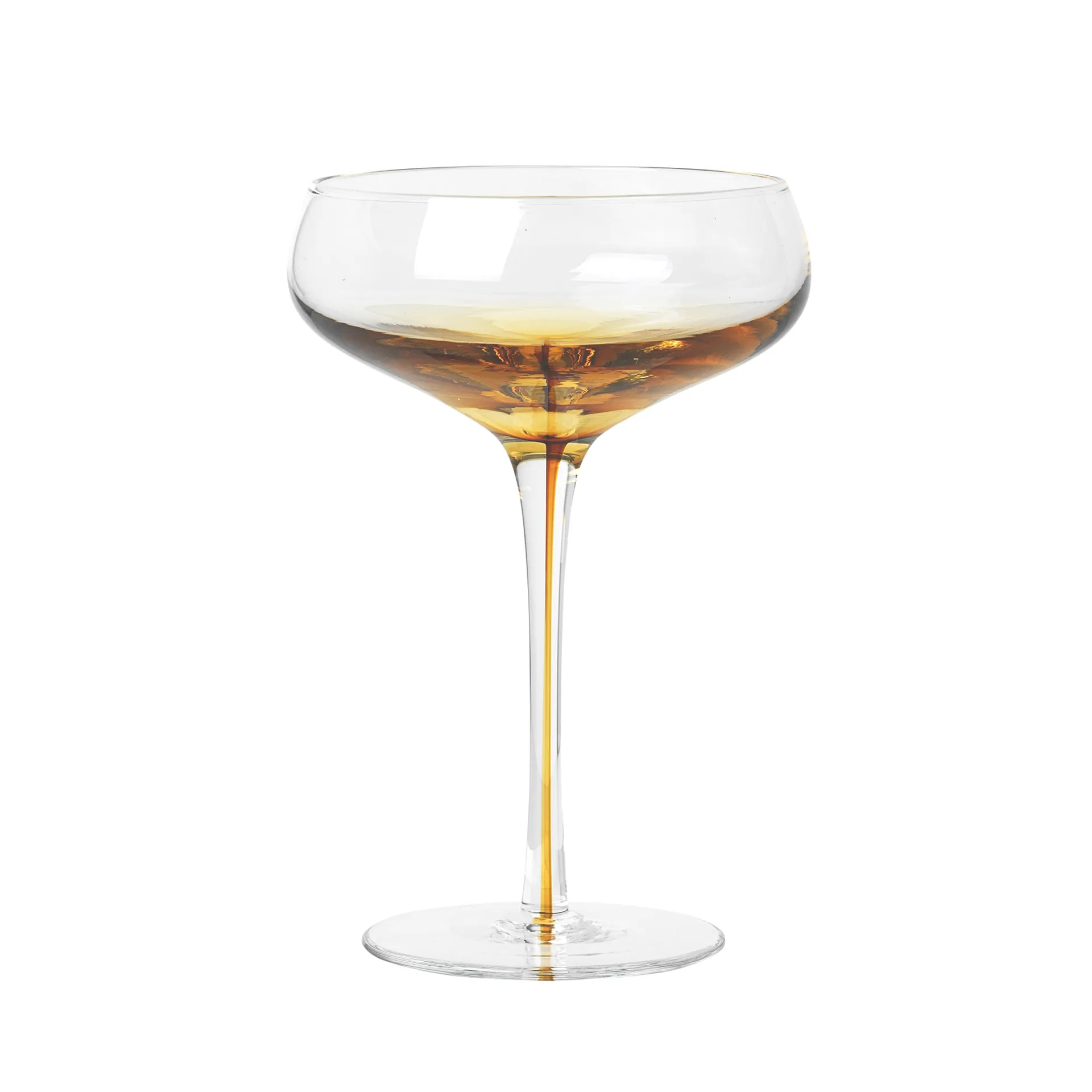 Cocktailglas drinksglas Broste Copenhagen Amber 20 cl klar/orange