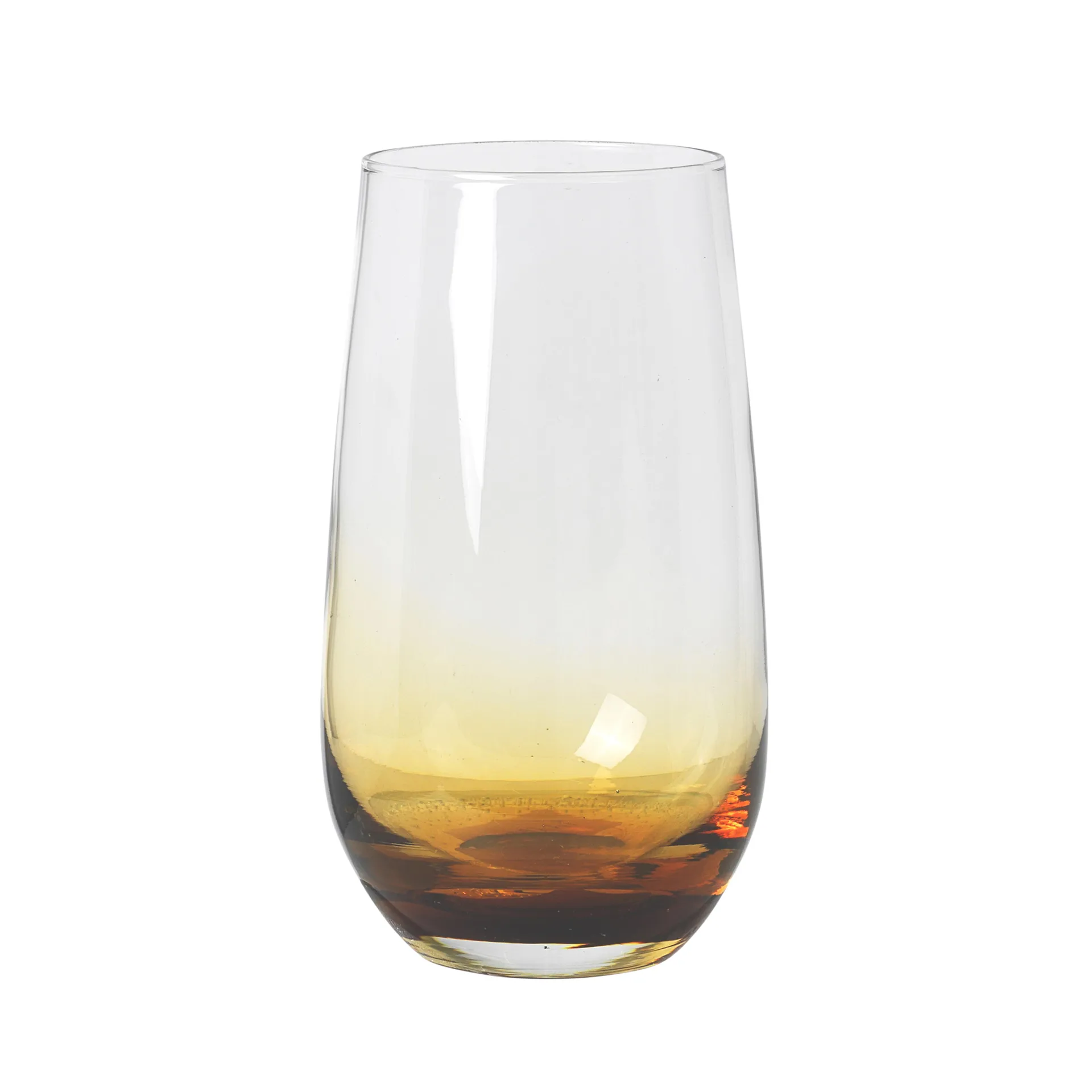 Drikkeglas Broste Copenhagen Amber 55 cl klart/orange