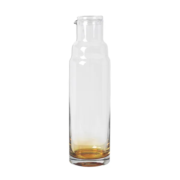 Amber karaff med lock, 100 cl