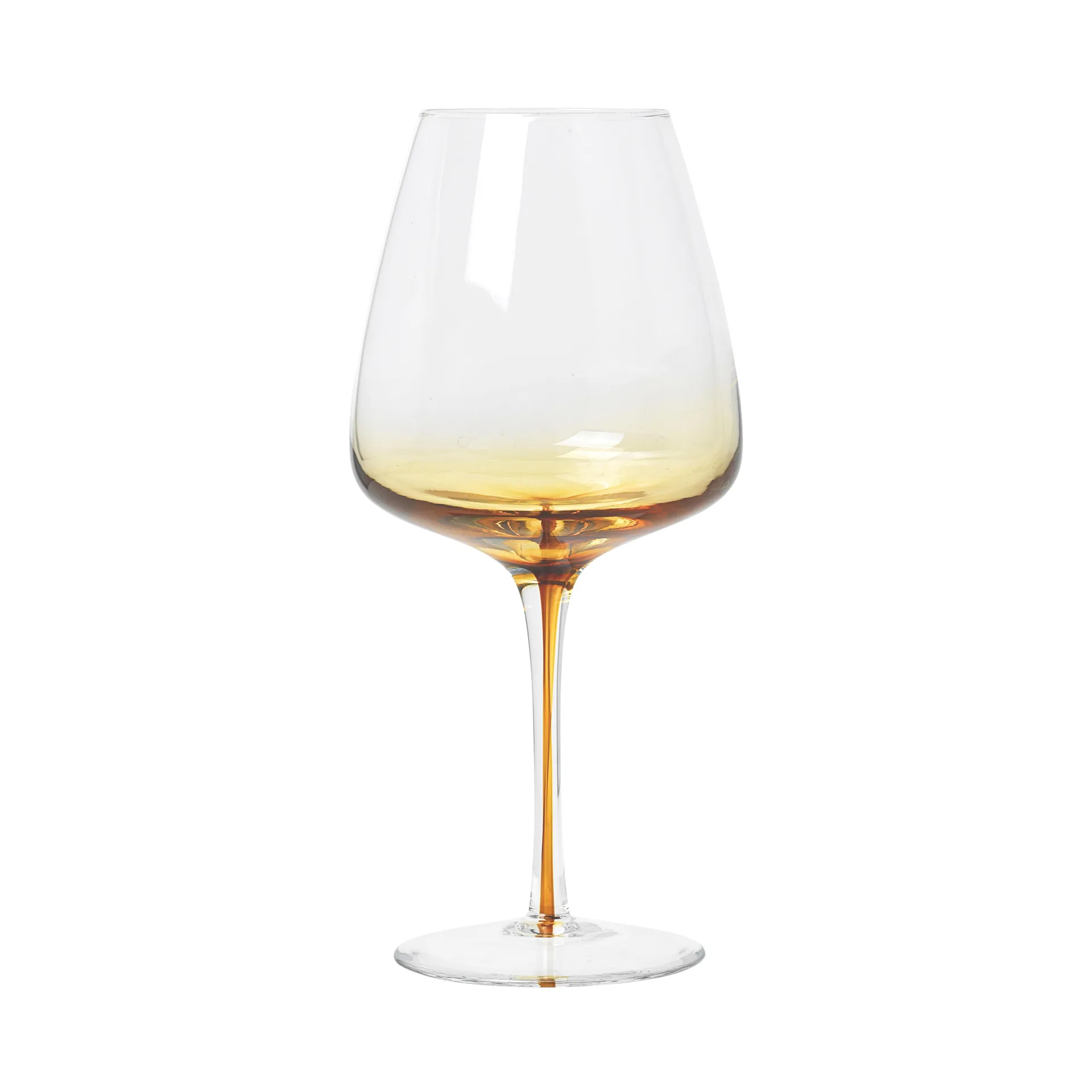 Rødvinsglas Broste Copenhagen Amber 65 cl klar/orange