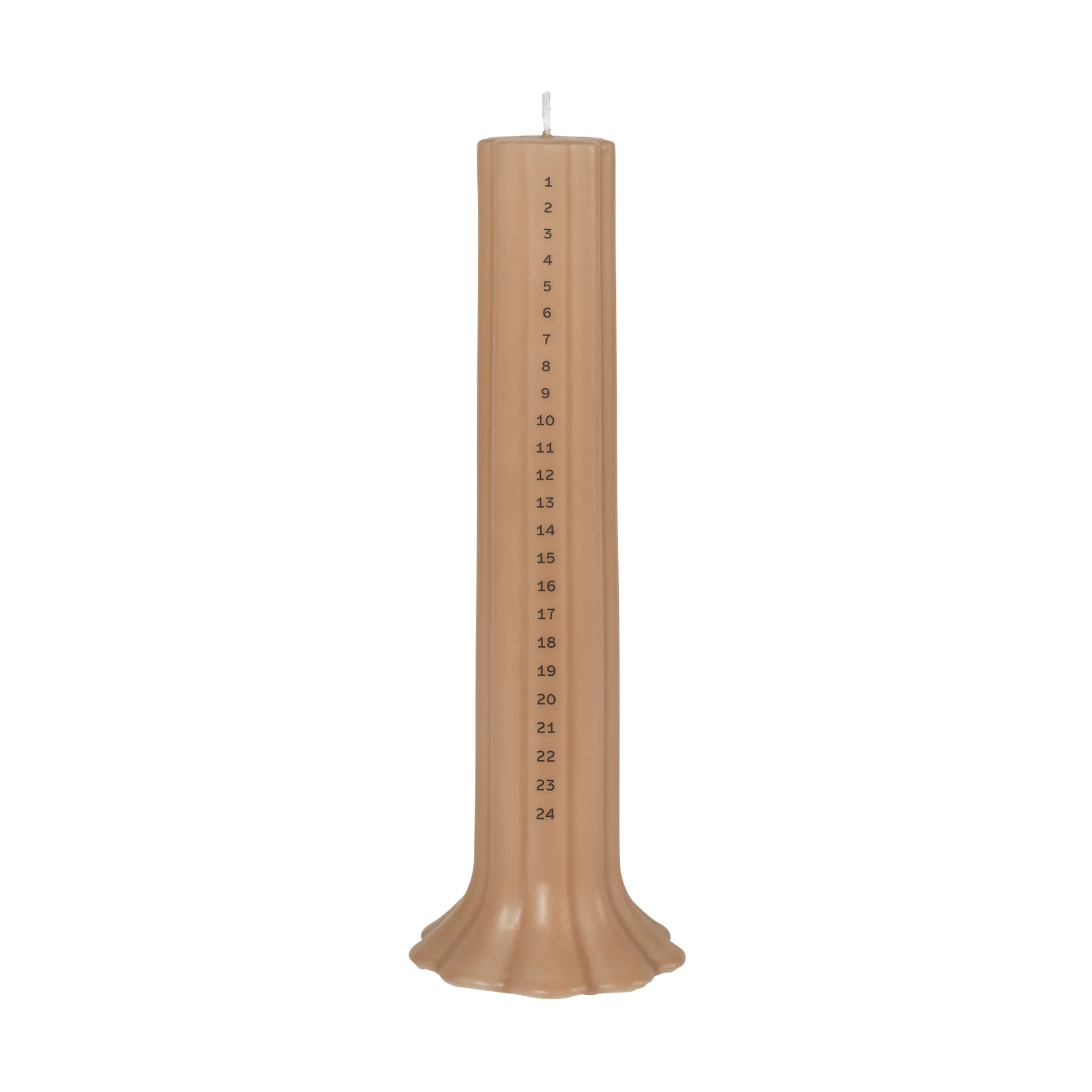 Broste Copenhagen Bougie calendrier Heli Walnut