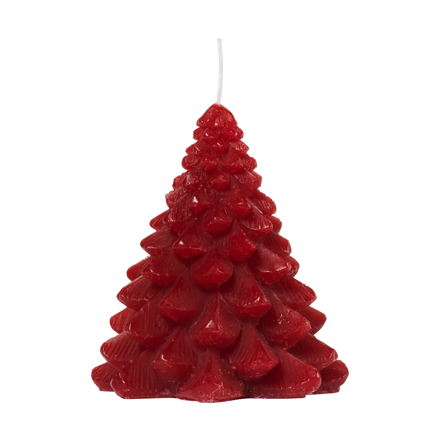 Broste Copenhagen Bougie Granny Christmas tree Ø9 x Burgundy