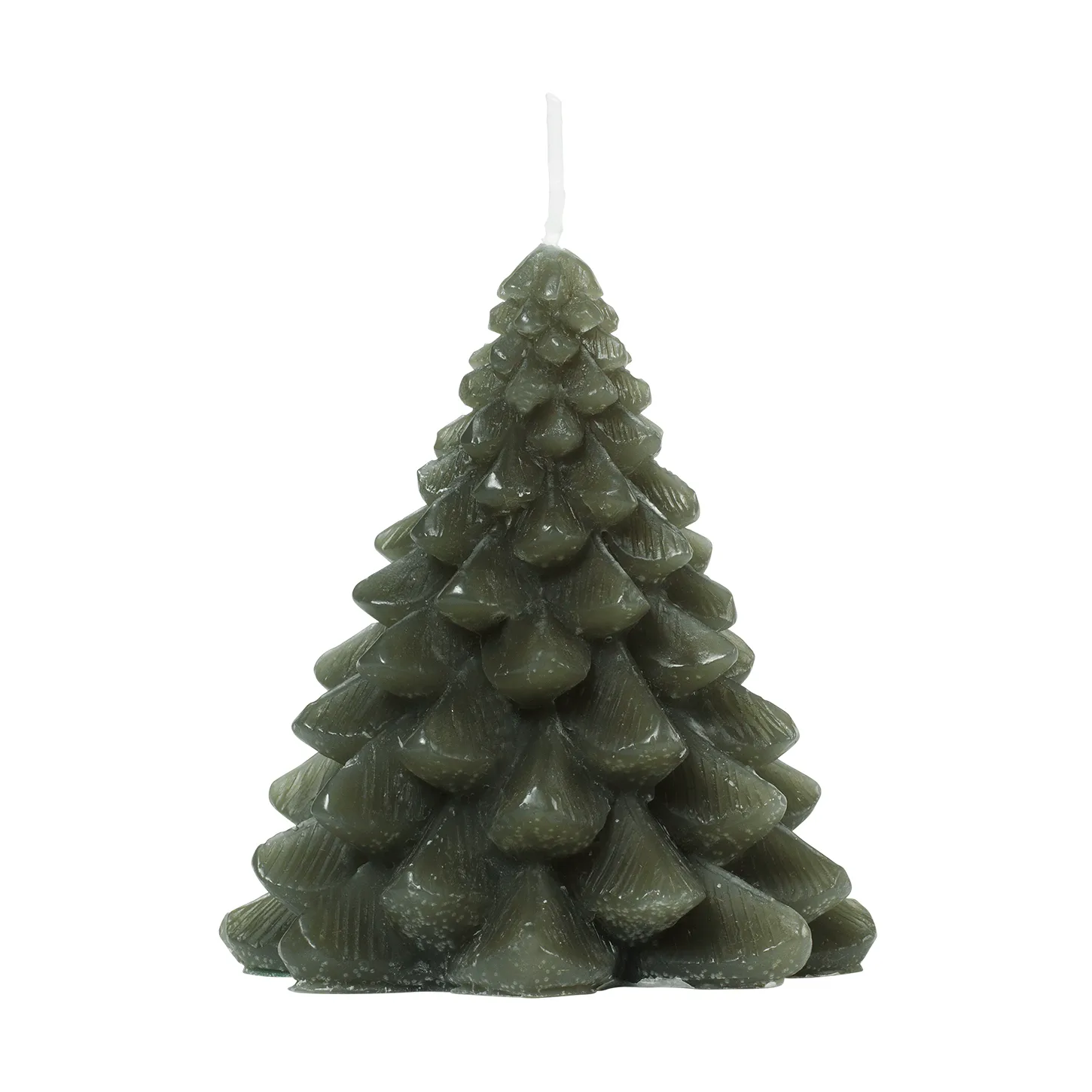 Broste Copenhagen Bougie Granny Christmas tree Ø9 x Grape Leaf Green