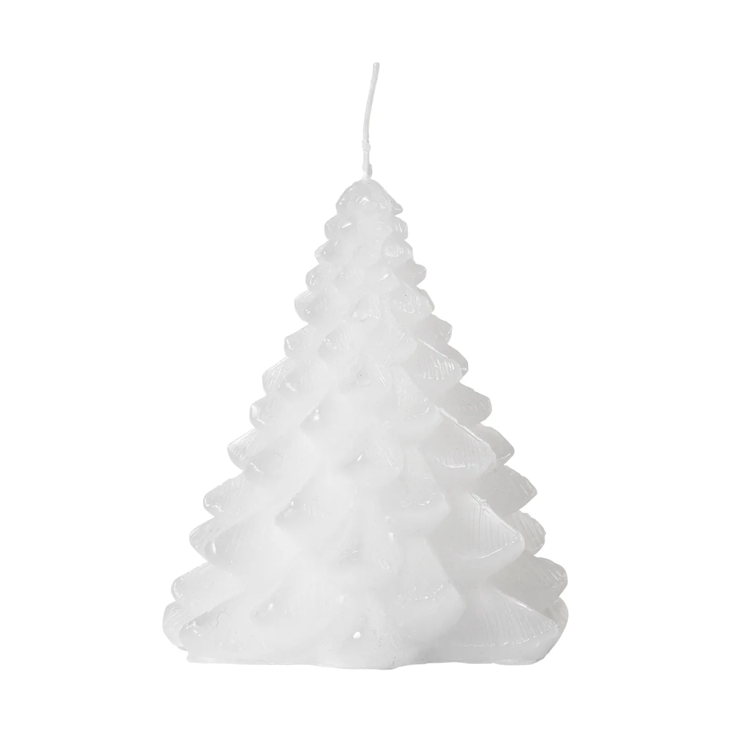 Broste Copenhagen Bougie Granny Christmas tree Ø9 x Pure White