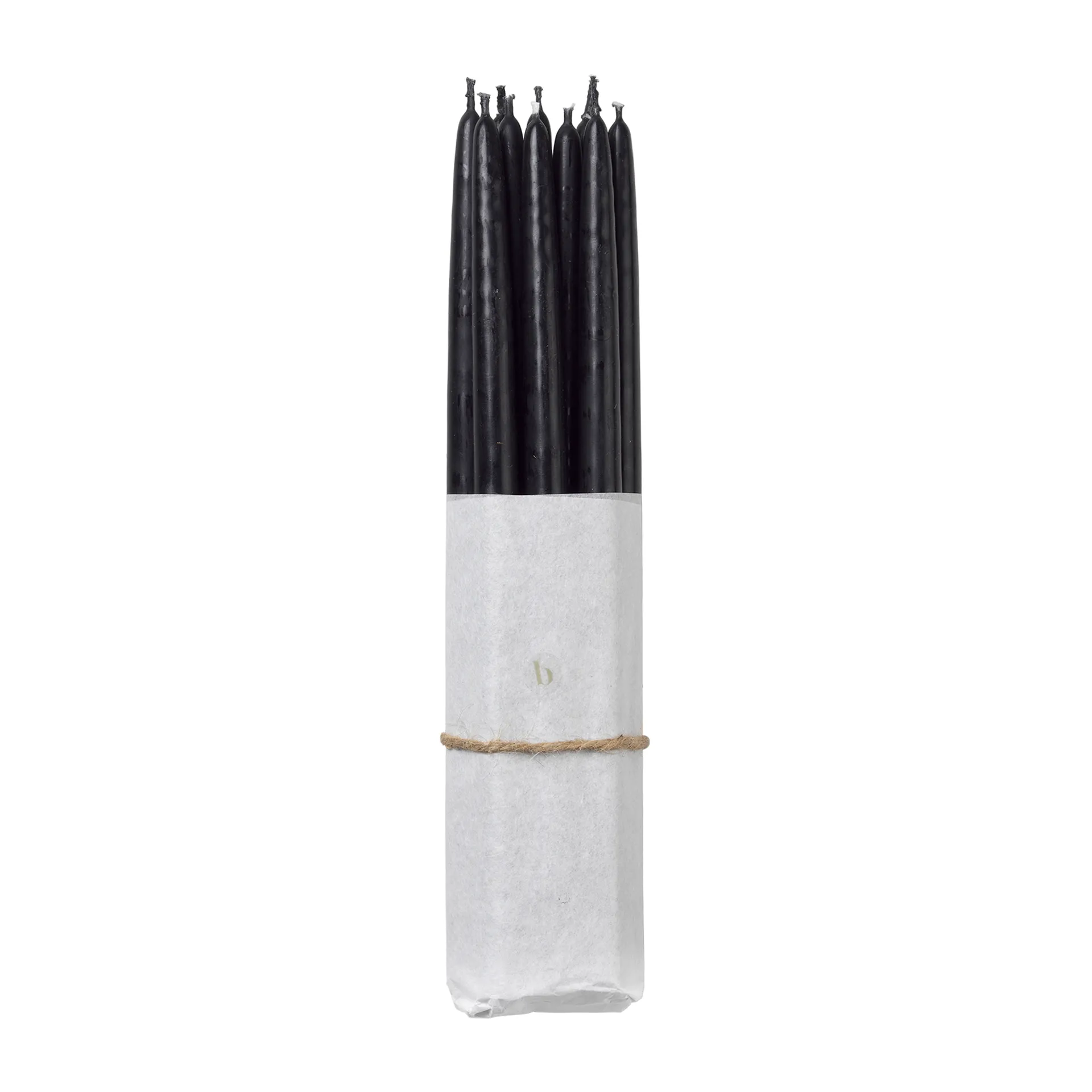 Broste Copenhagen Broste Copenhagen dyppede antiklys 10-pak Simply black