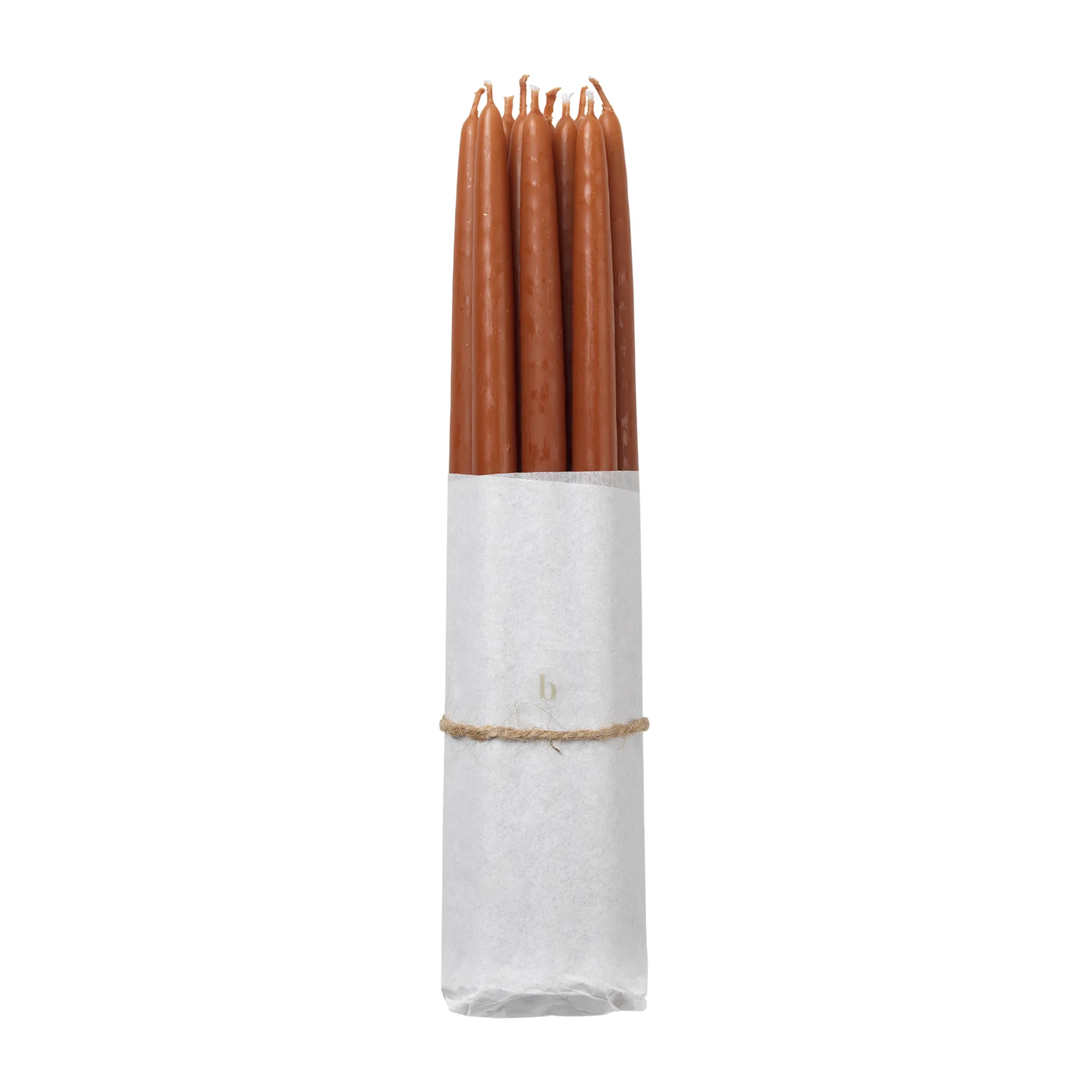 Broste Copenhagen Broste Copenhagen dyppede antiklys 10-pak Terracotta