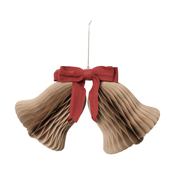 Chime bjällra julupphäng, Natural Brown