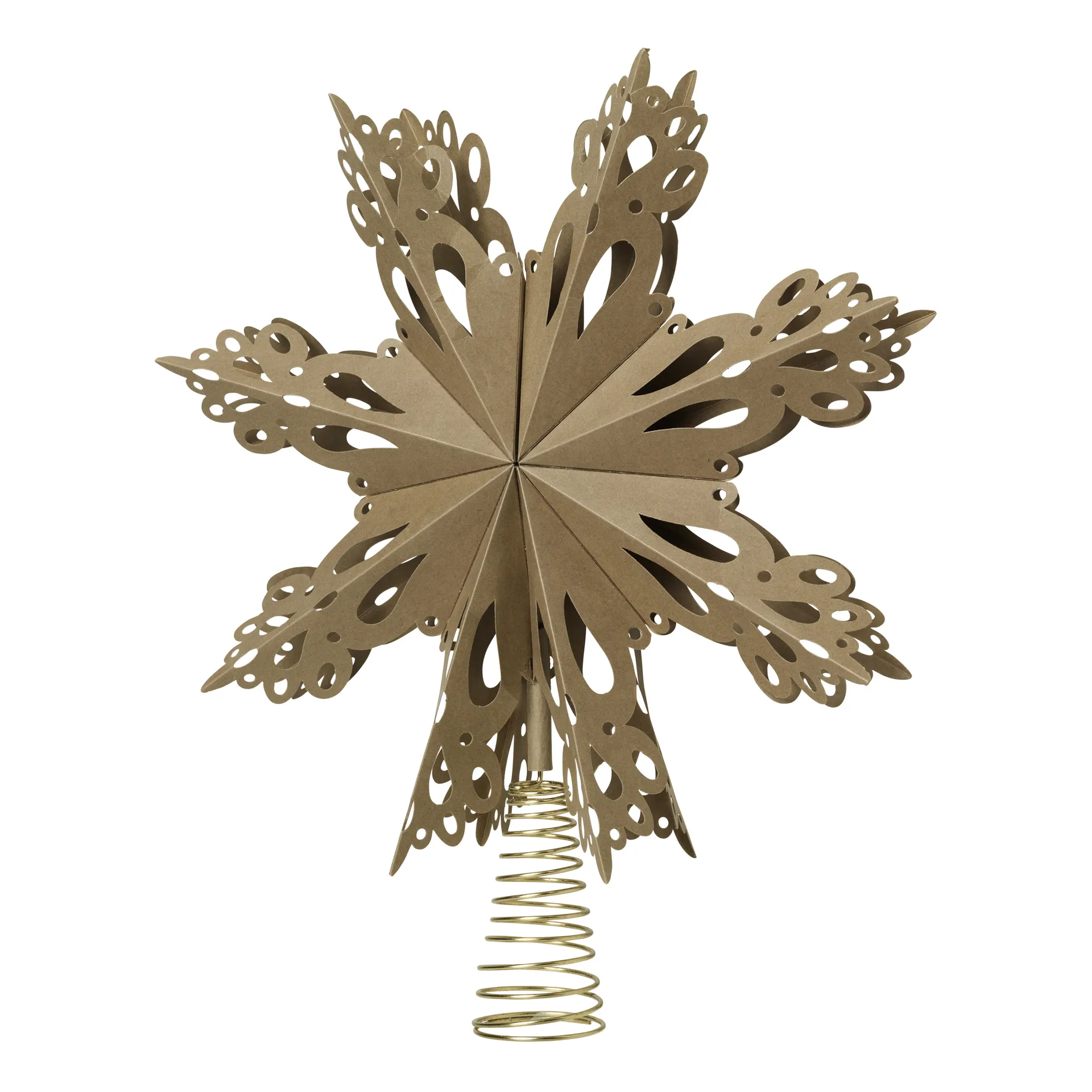 Broste Copenhagen Christmas star topstjerne Natural brown