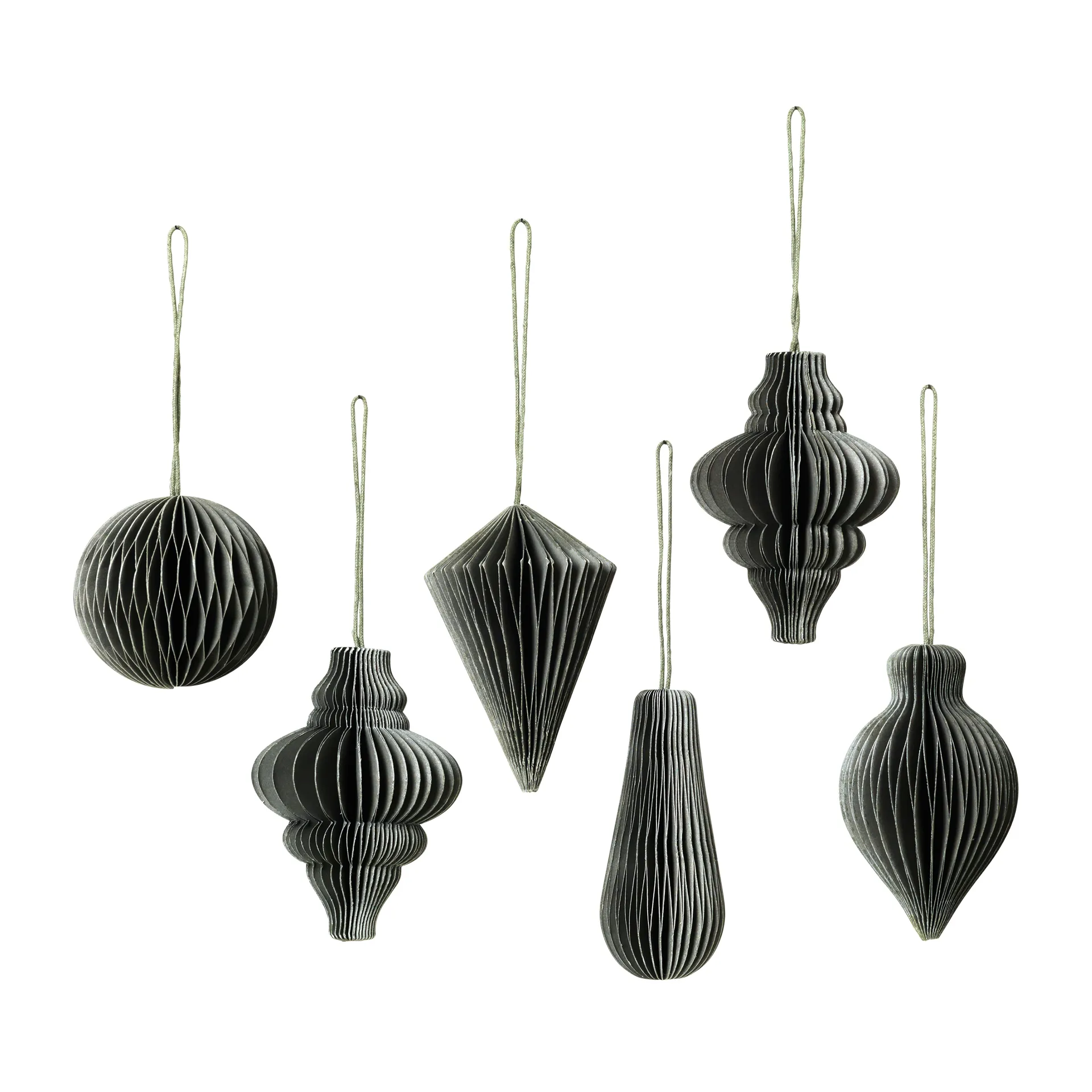 Broste Copenhagen Décoration de Noël Christmas mix Lot de 6 Thyme