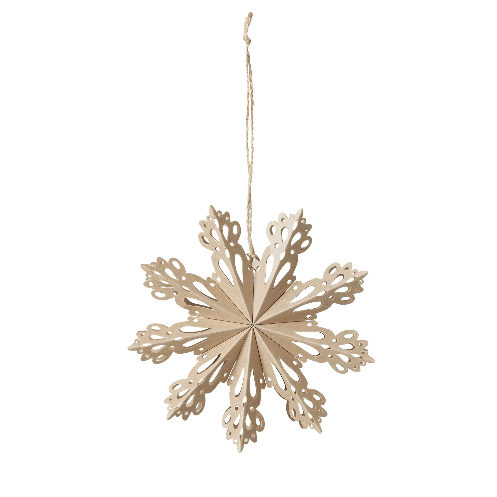 Broste Copenhagen Décoration de Noël Snowflake natural Ø