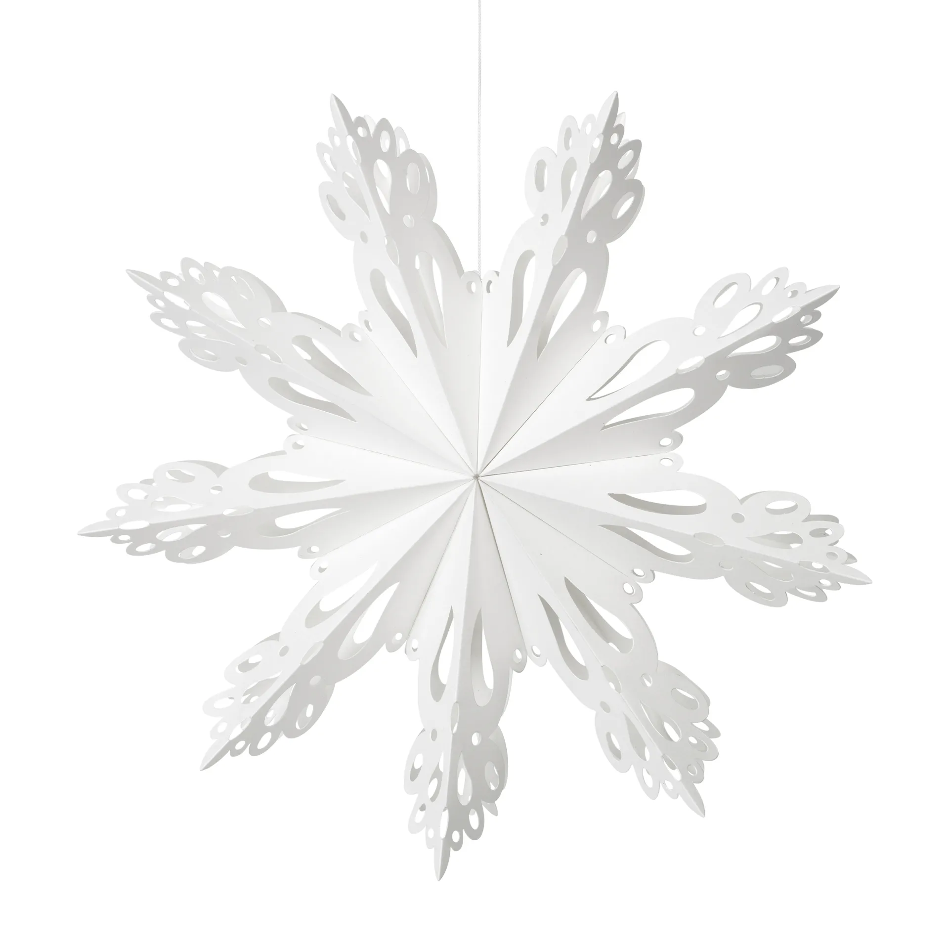 Broste Copenhagen Décoration de Noël Snowflake White Ø — vue 3