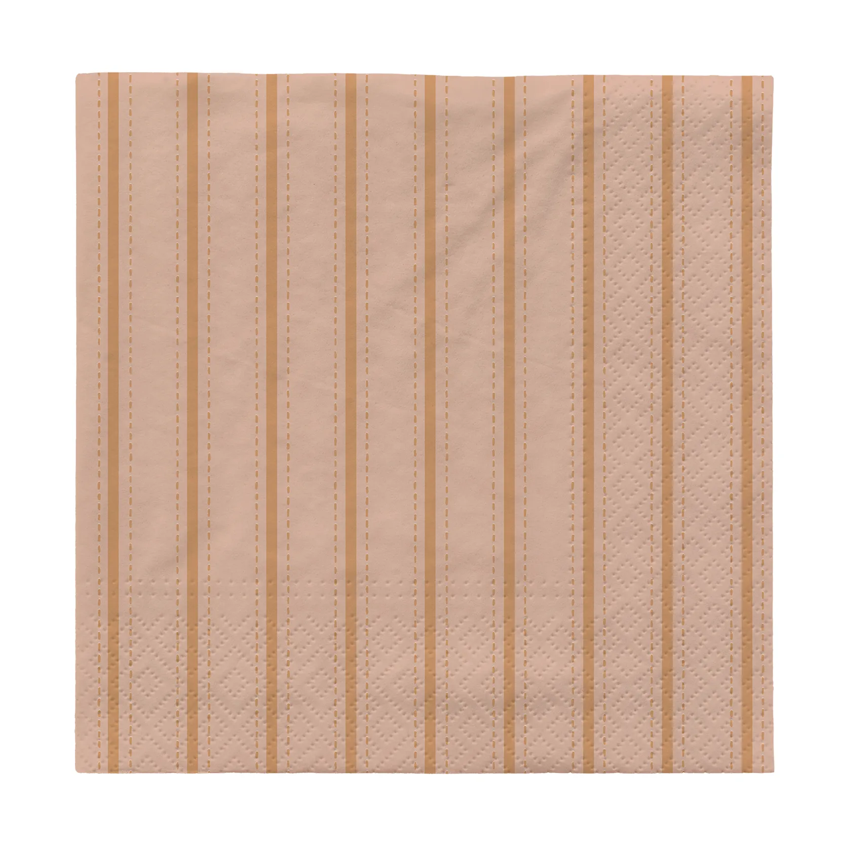 Broste Copenhagen Dolly papirsservietter 33x33 cm 20 pk Soft pink-kanel sand