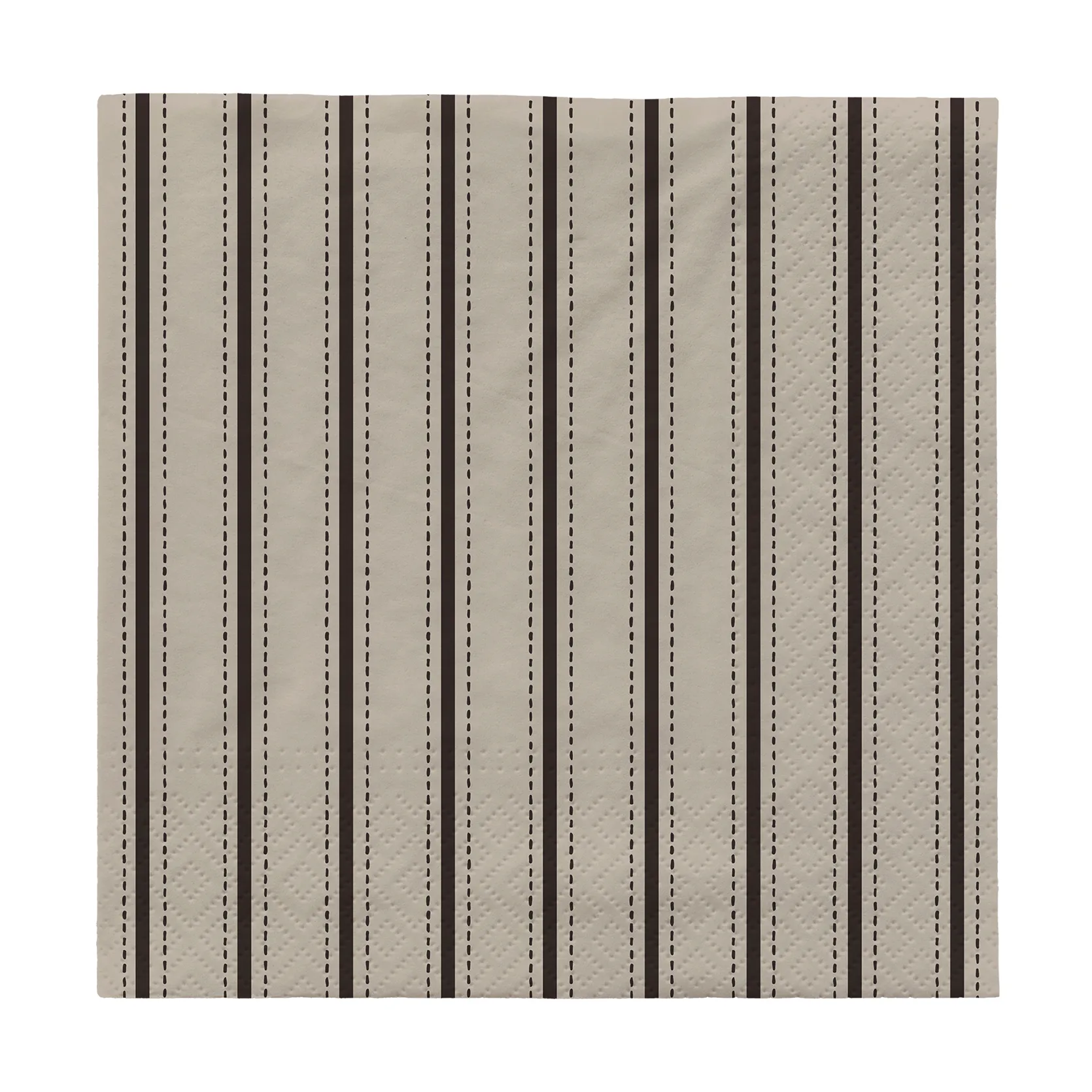 Broste Copenhagen Dolly papirsservietter 33x33 cm 20 pk Sort-offwhite billede