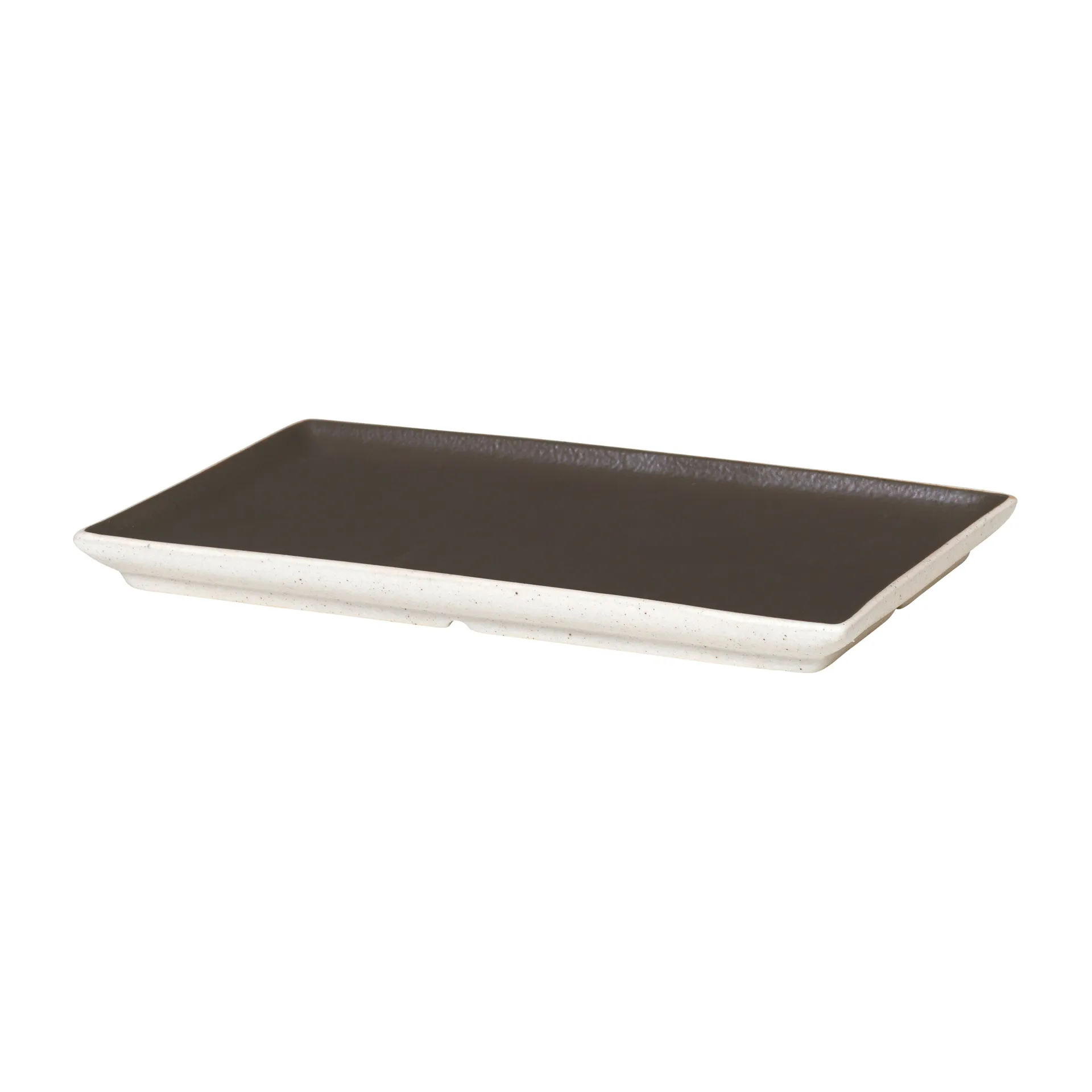 Broste Copenhagen Eli tallerken 17,6x20 cm Matte charcoal