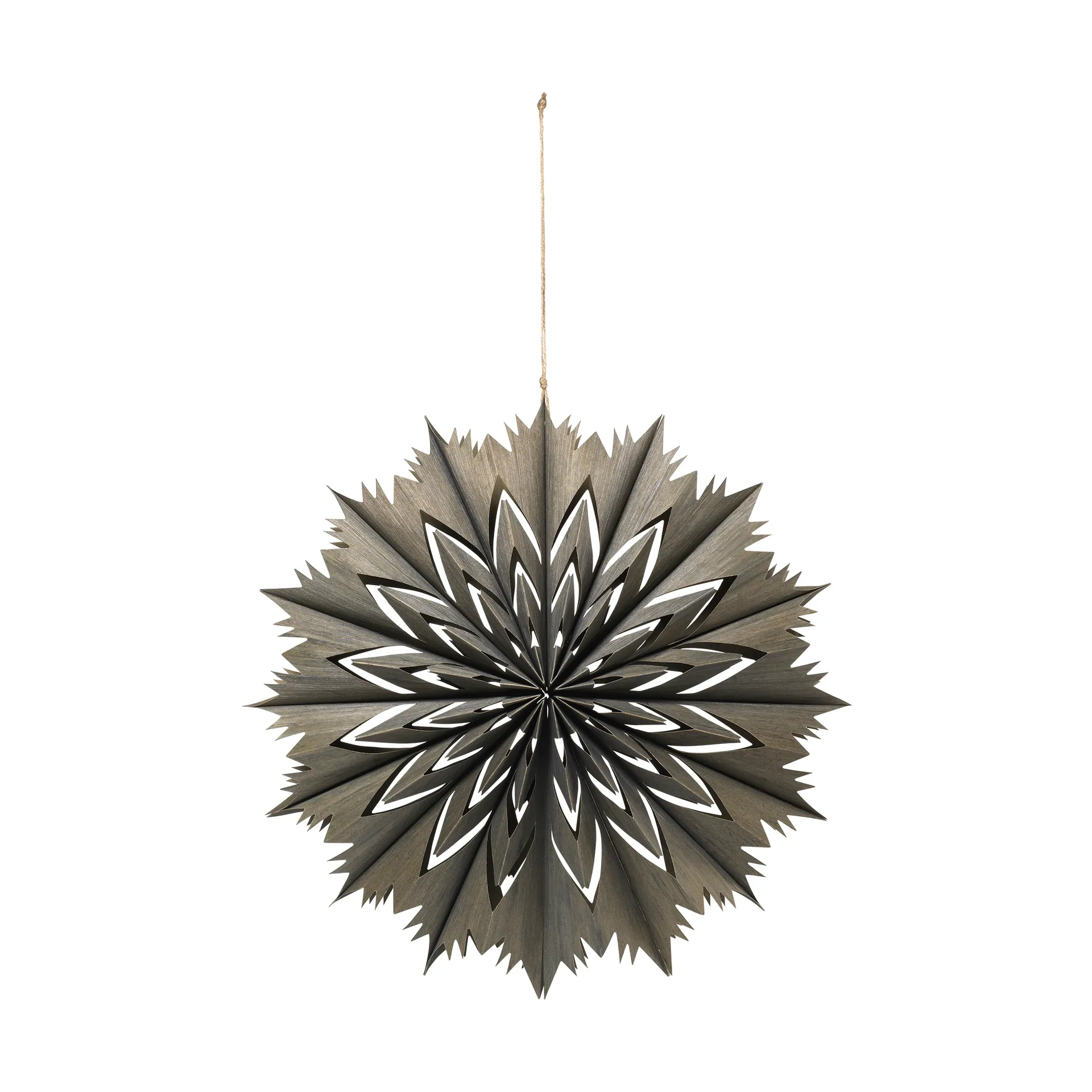 Broste Copenhagen Étoile décorative Venja M Ø Fungi Grey