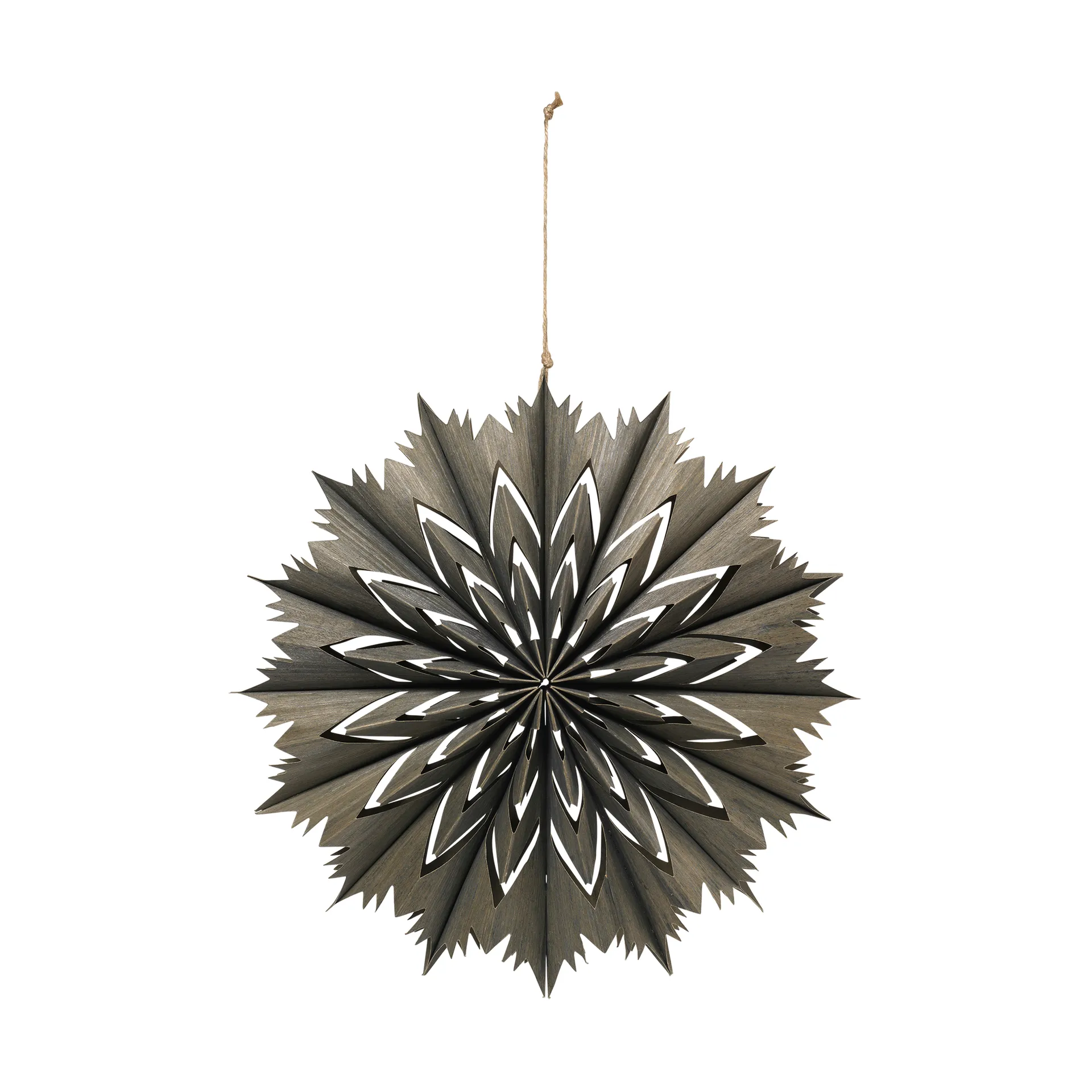 Broste Copenhagen Étoile décorative Venja S Ø Fungi Grey