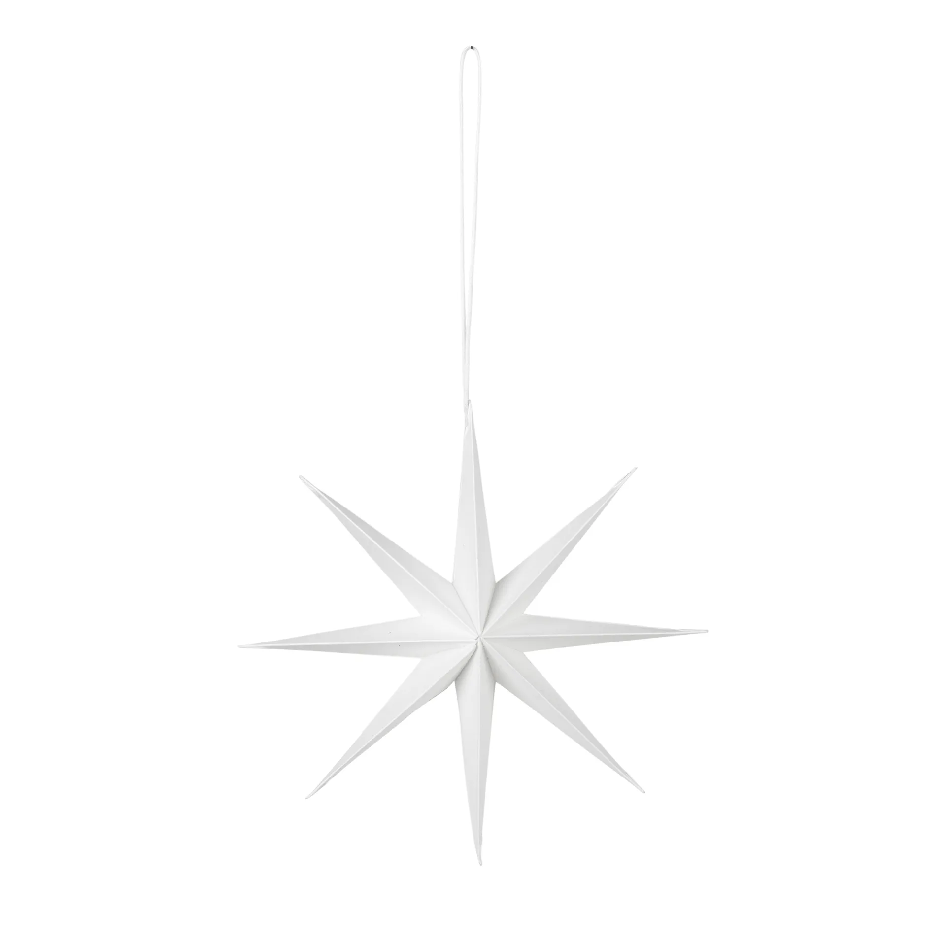 Broste Copenhagen Étoile en papier Star Ø White — vue 3