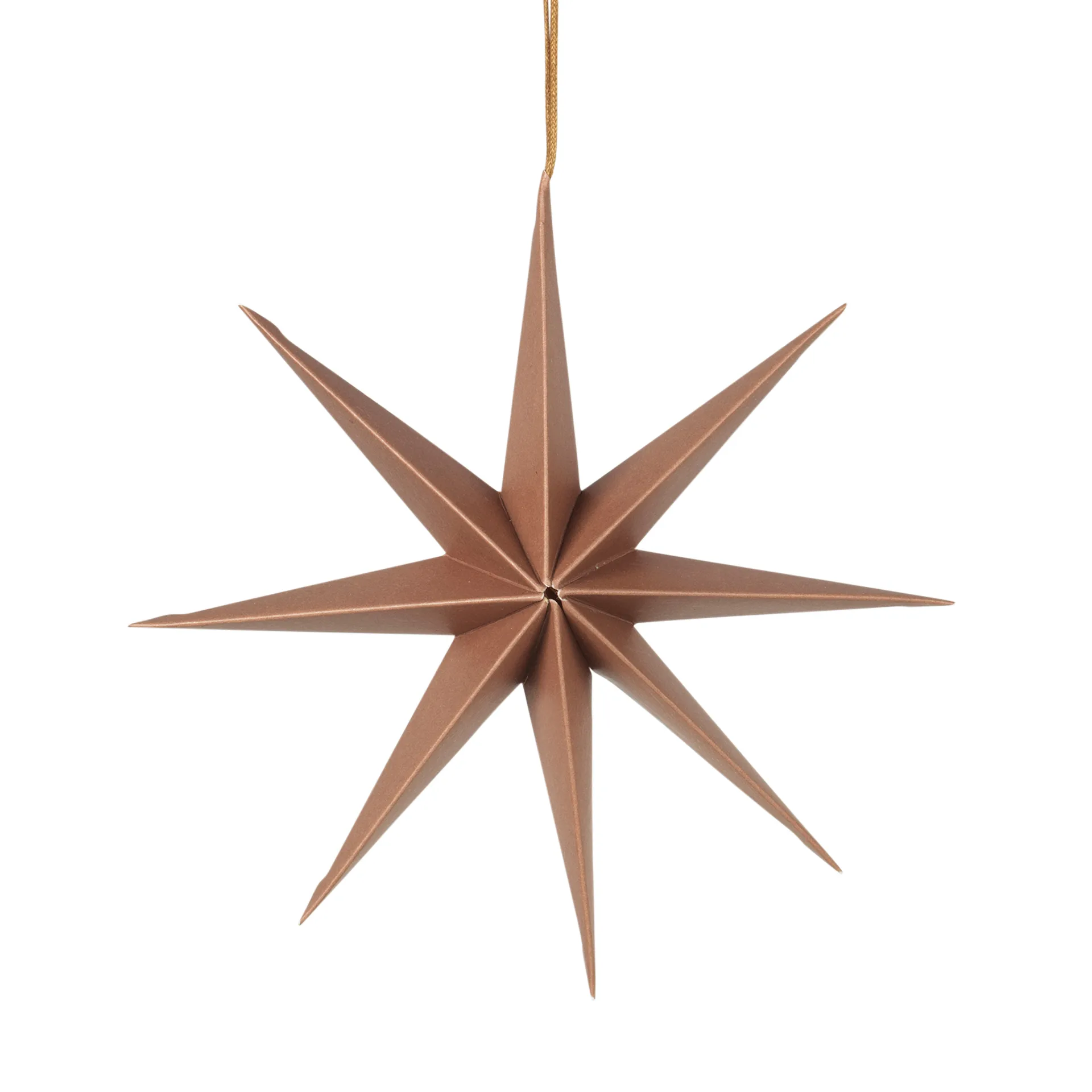Broste Copenhagen Étoile en papier Star Ø Indian tan — vue 3