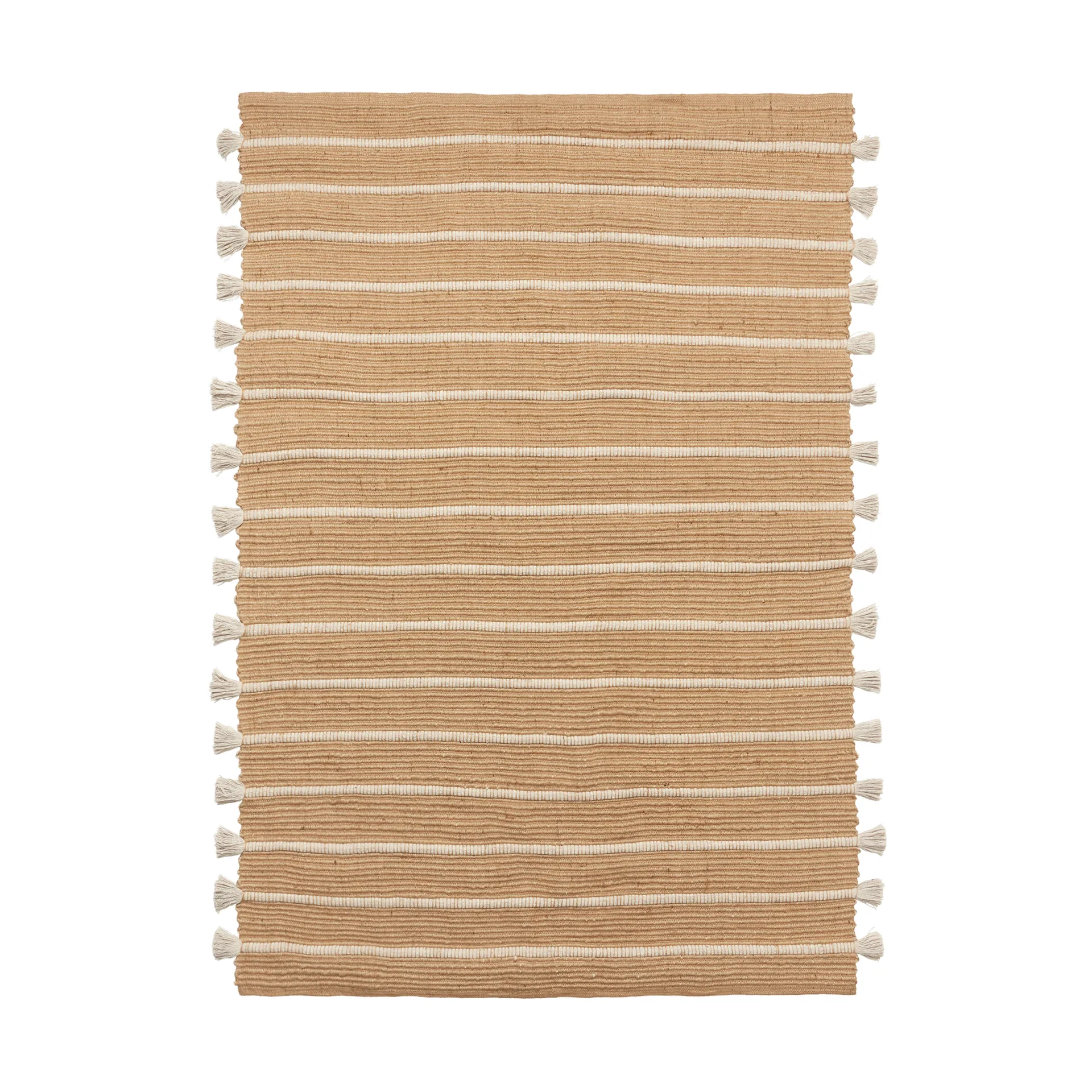 Broste Copenhagen Ezra tæppe 140x200 cm Natural-off white