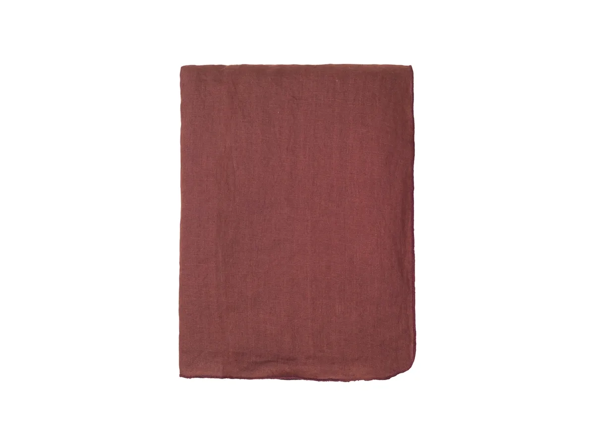 Broste Copenhagen Gracie Eco dug 160x300 cm Rød