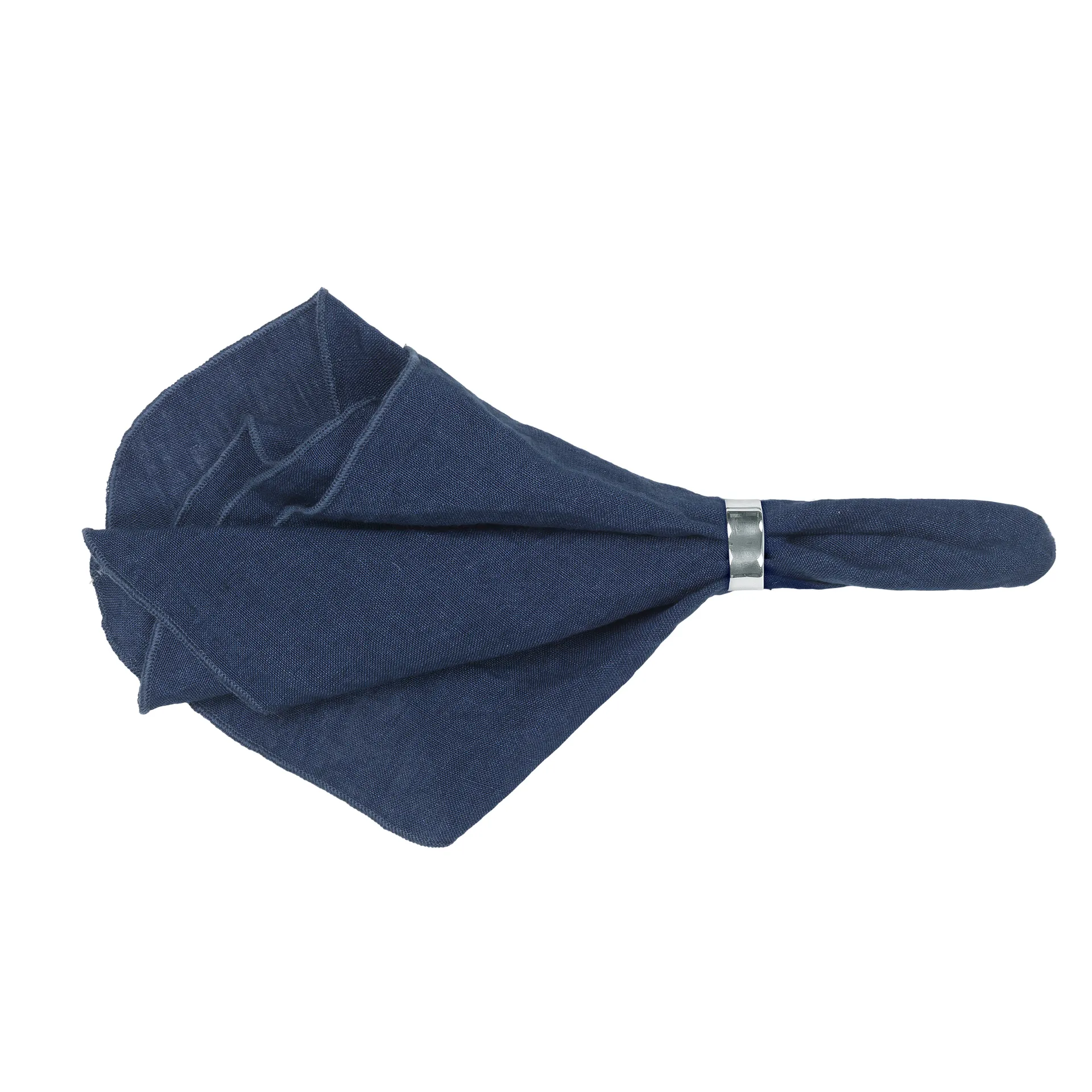 Broste Copenhagen Gracie hørservietter Mørkeblå (Insignia blue)